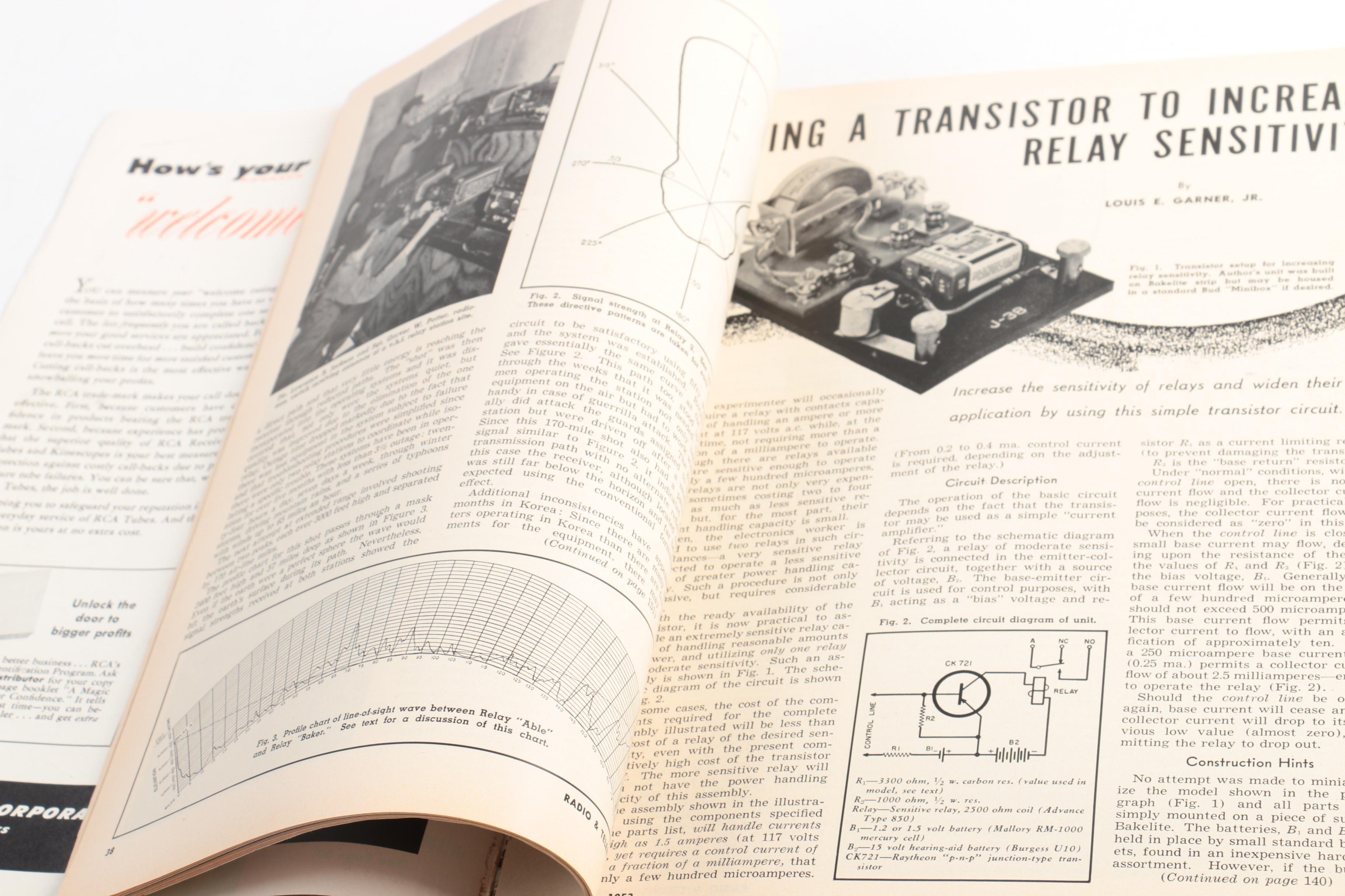 Collection of "Radio & Television News" Magazines