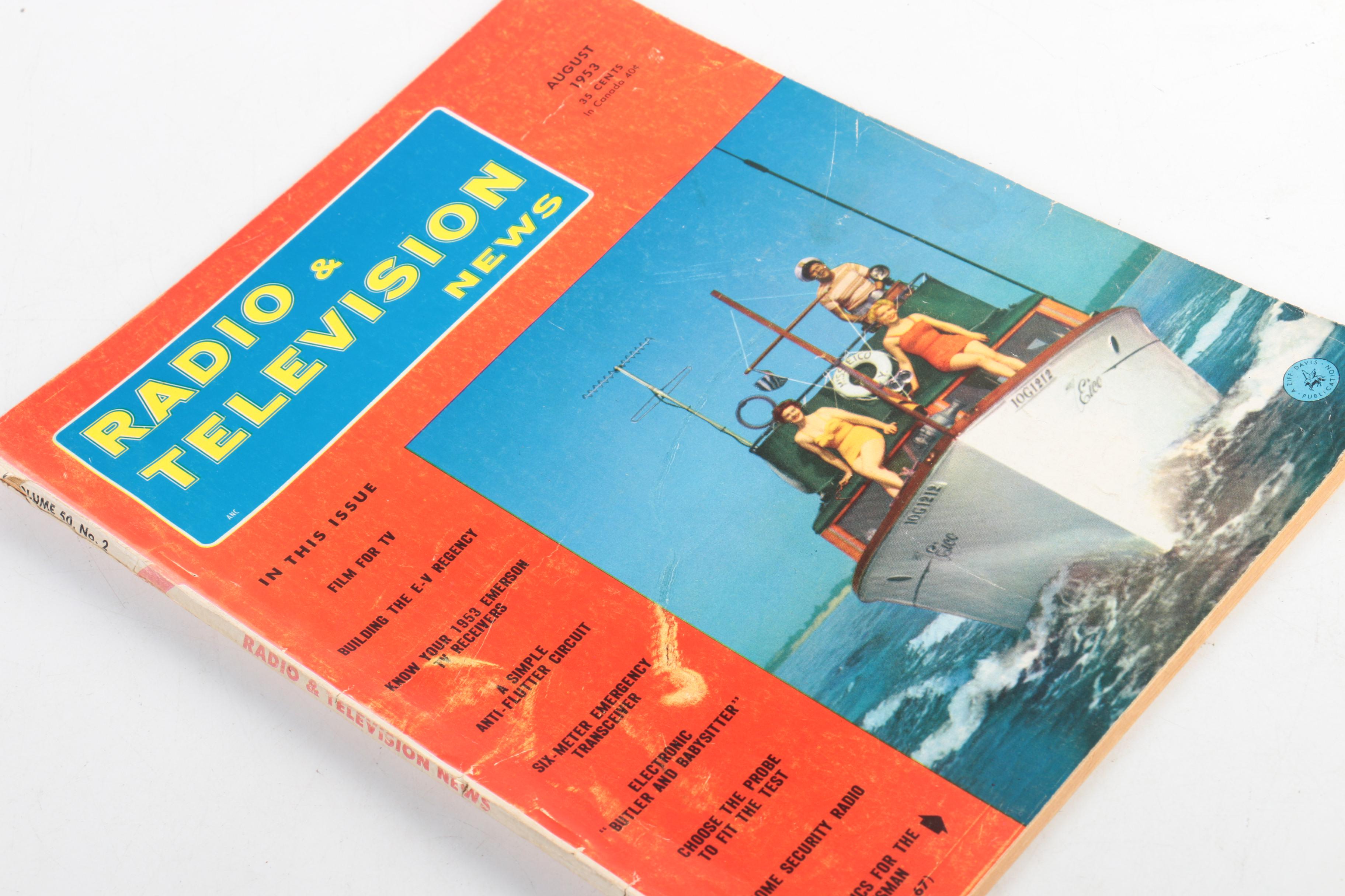 Collection of "Radio & Television News" Magazines