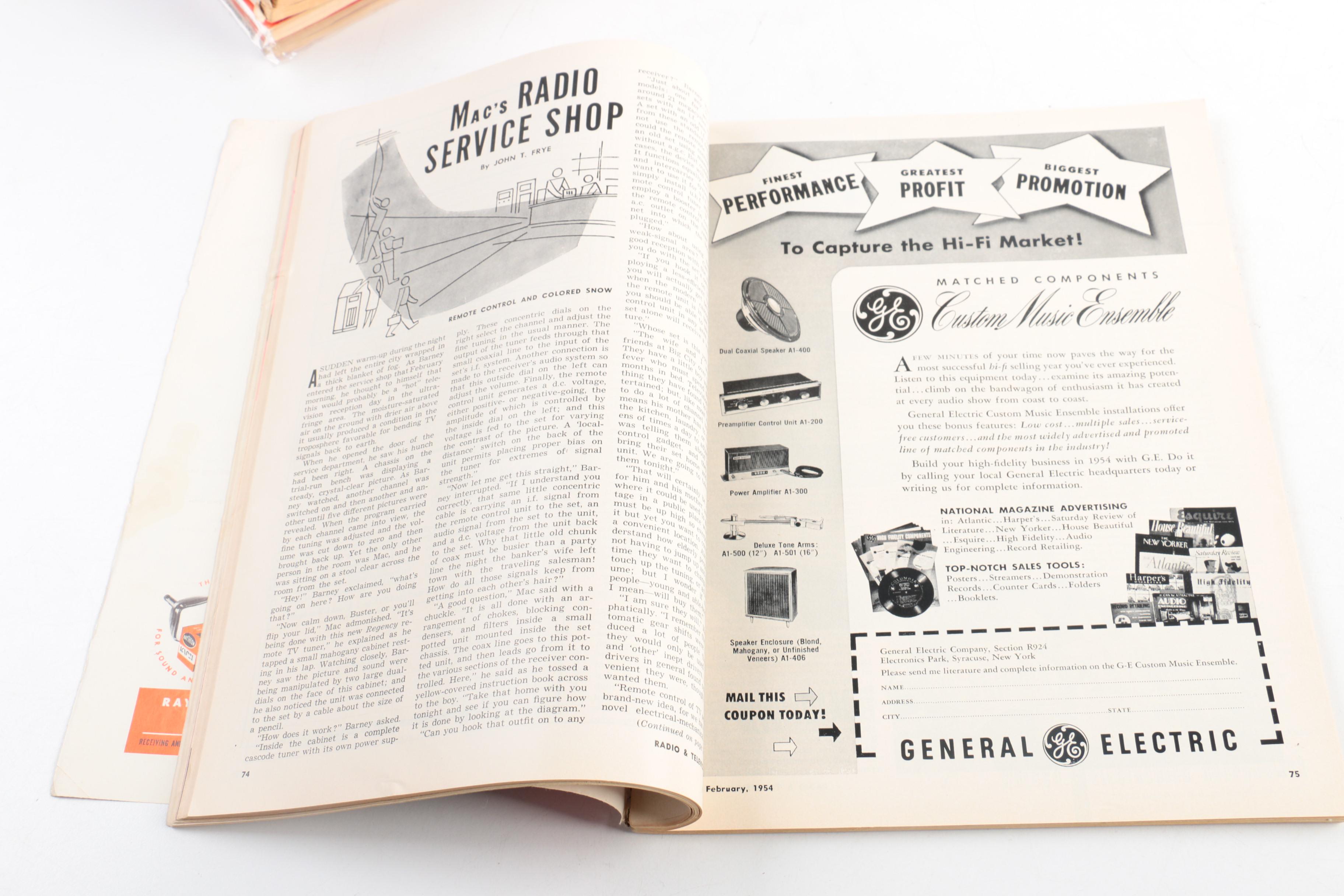 Collection of "Radio & Television News" Magazines