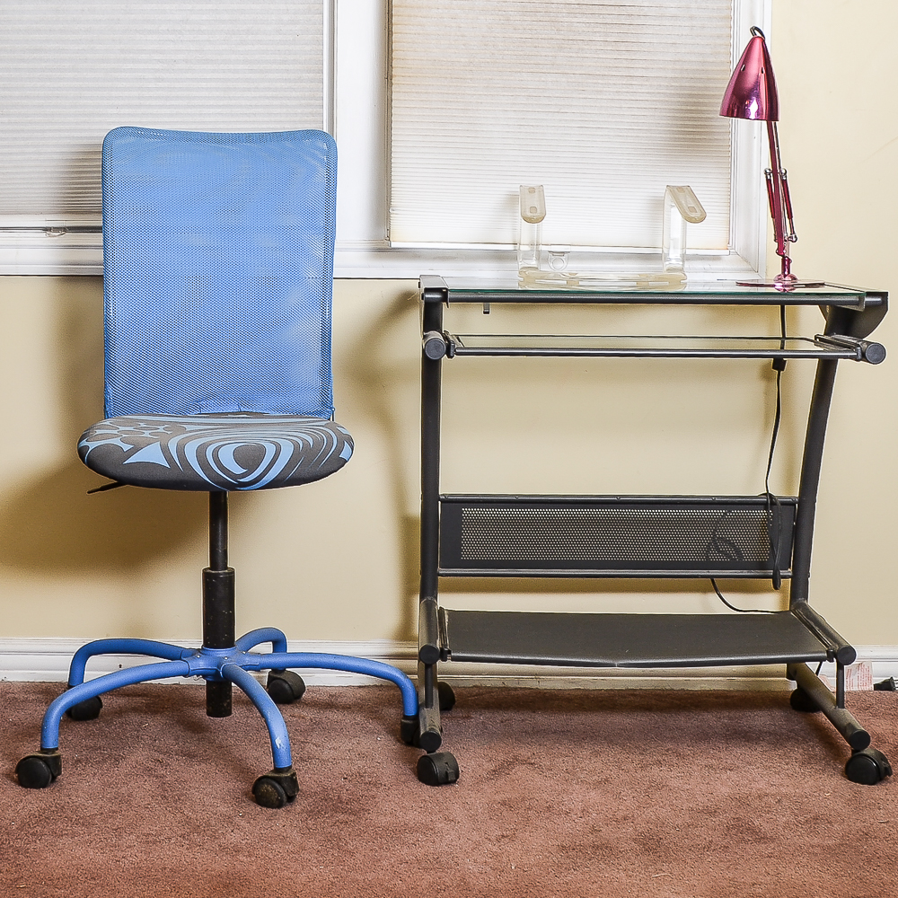 Collection of Four Contemporary Modern Assorted Home Office Solutions