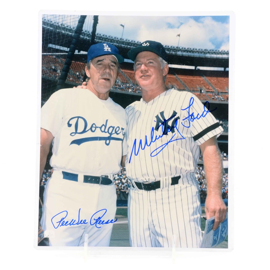 Reese and Ford Autographed Photo COA