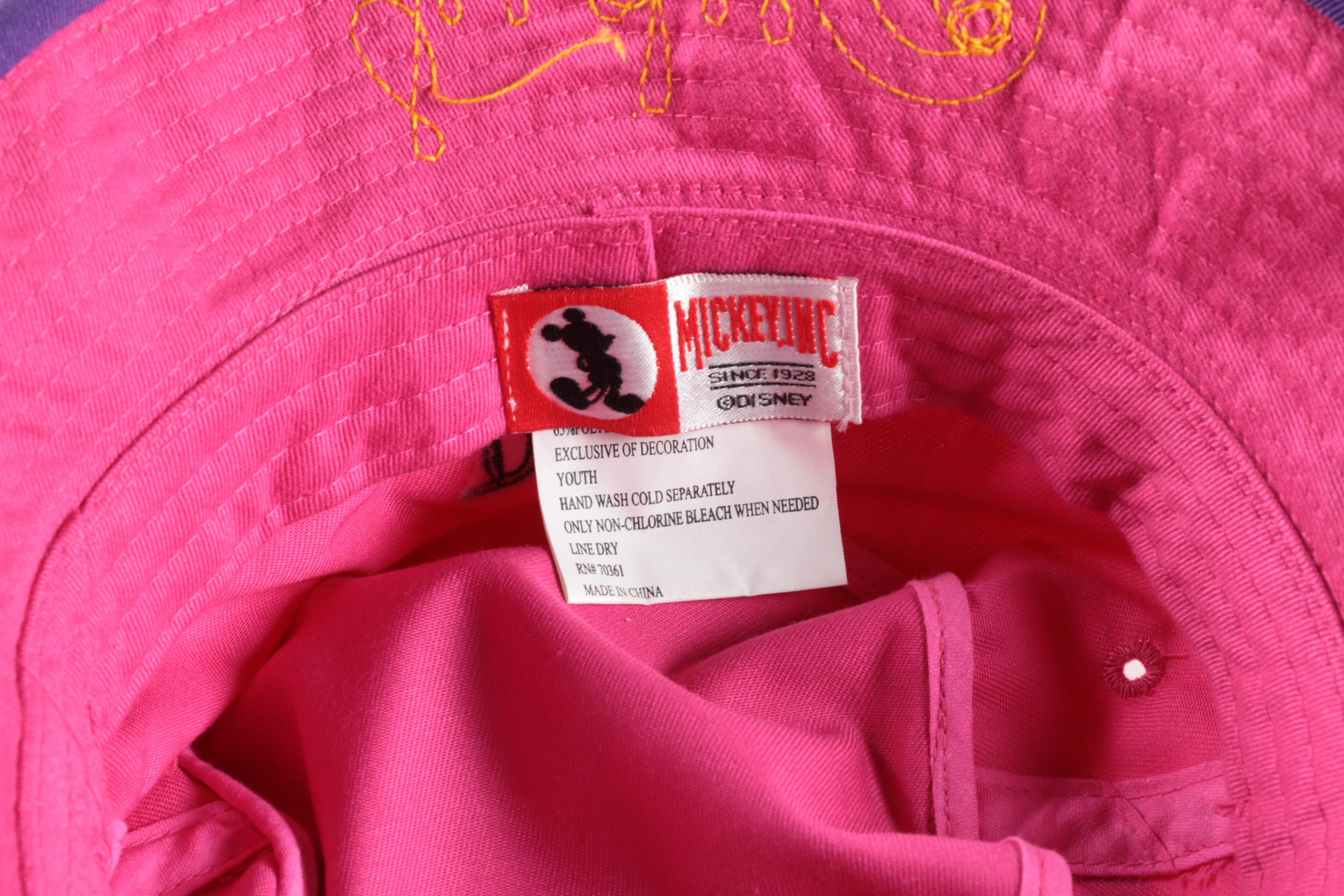 Collection of Disney Hats and Tie