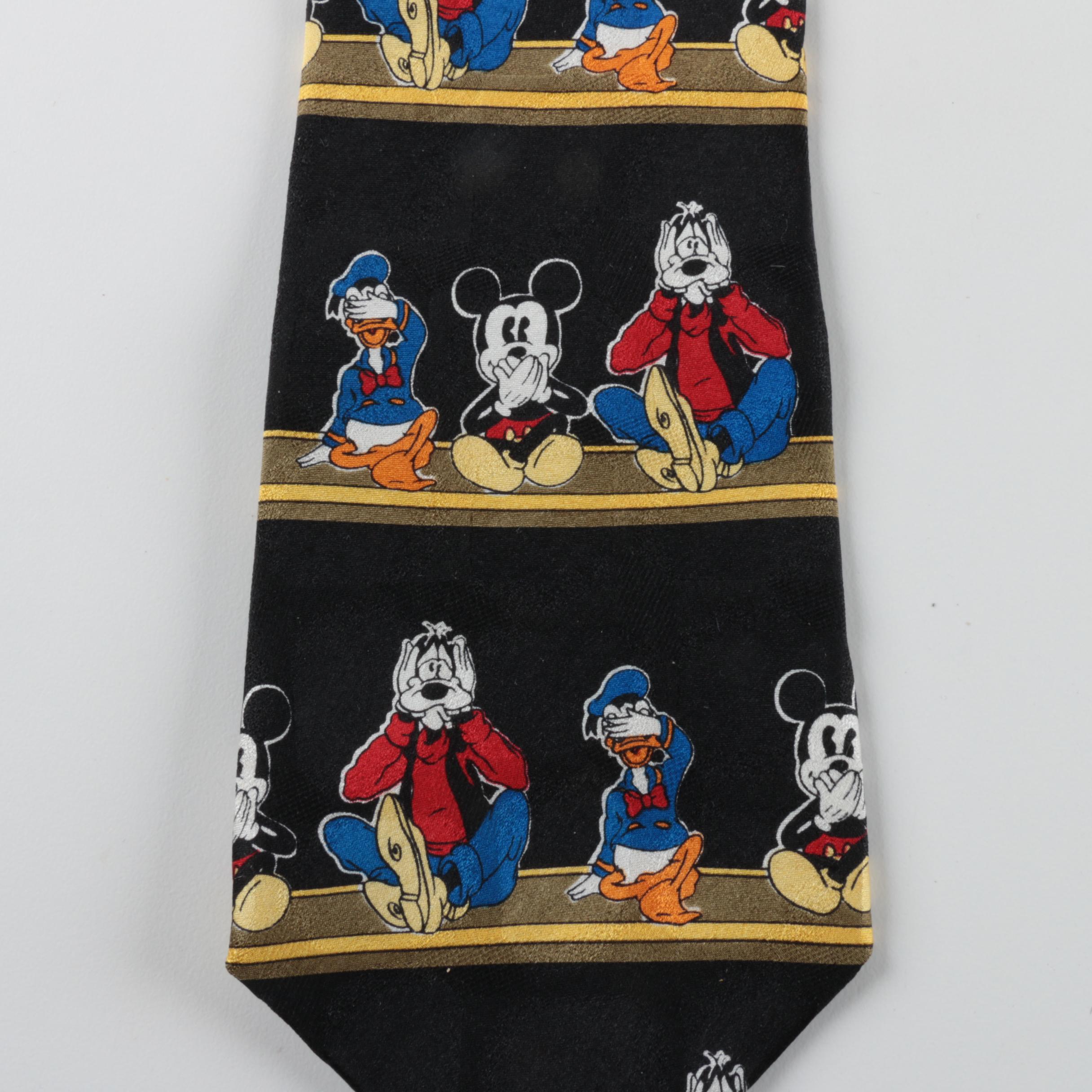 Collection of Disney Hats and Tie