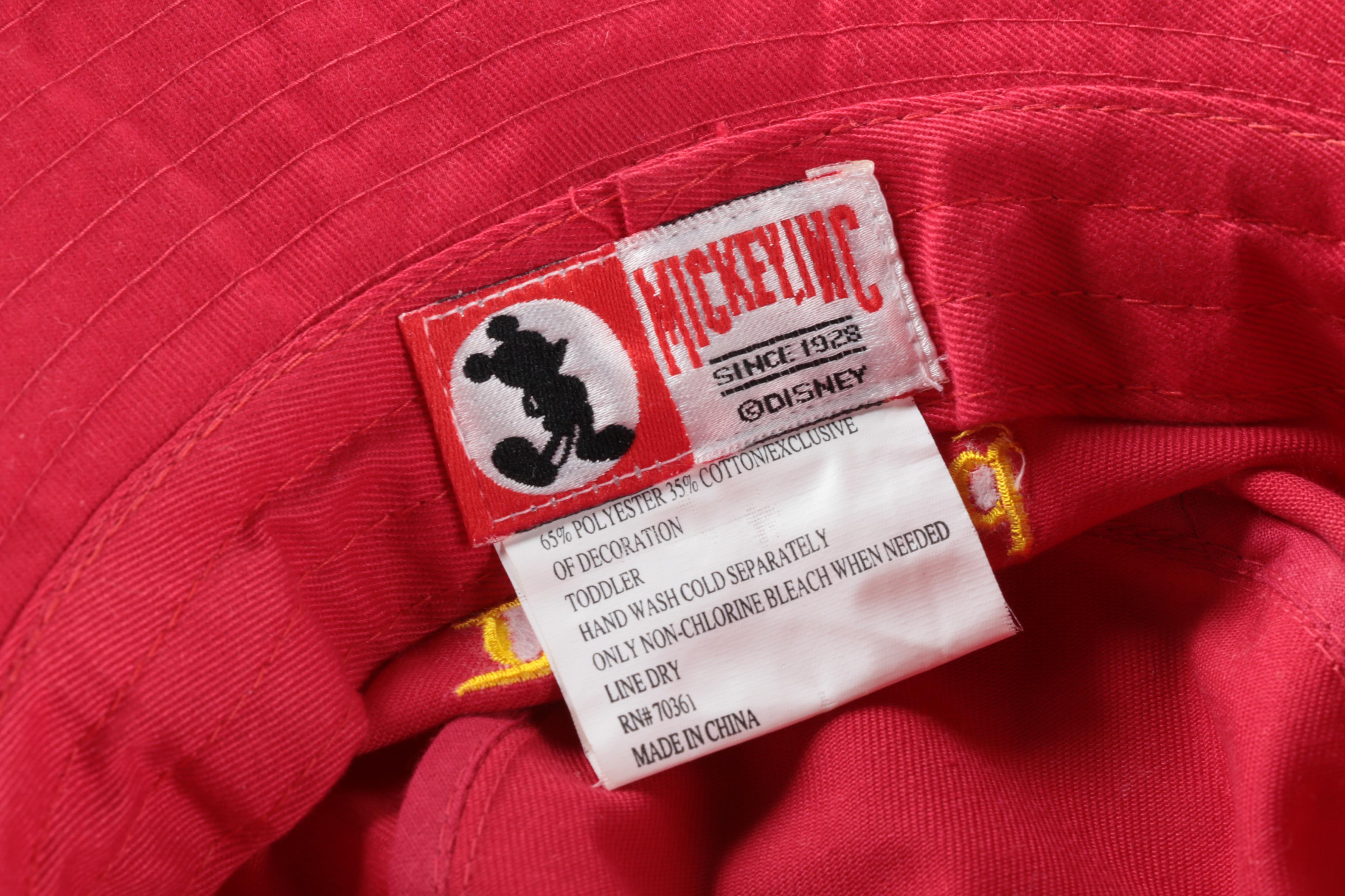 Collection of Disney Hats and Tie