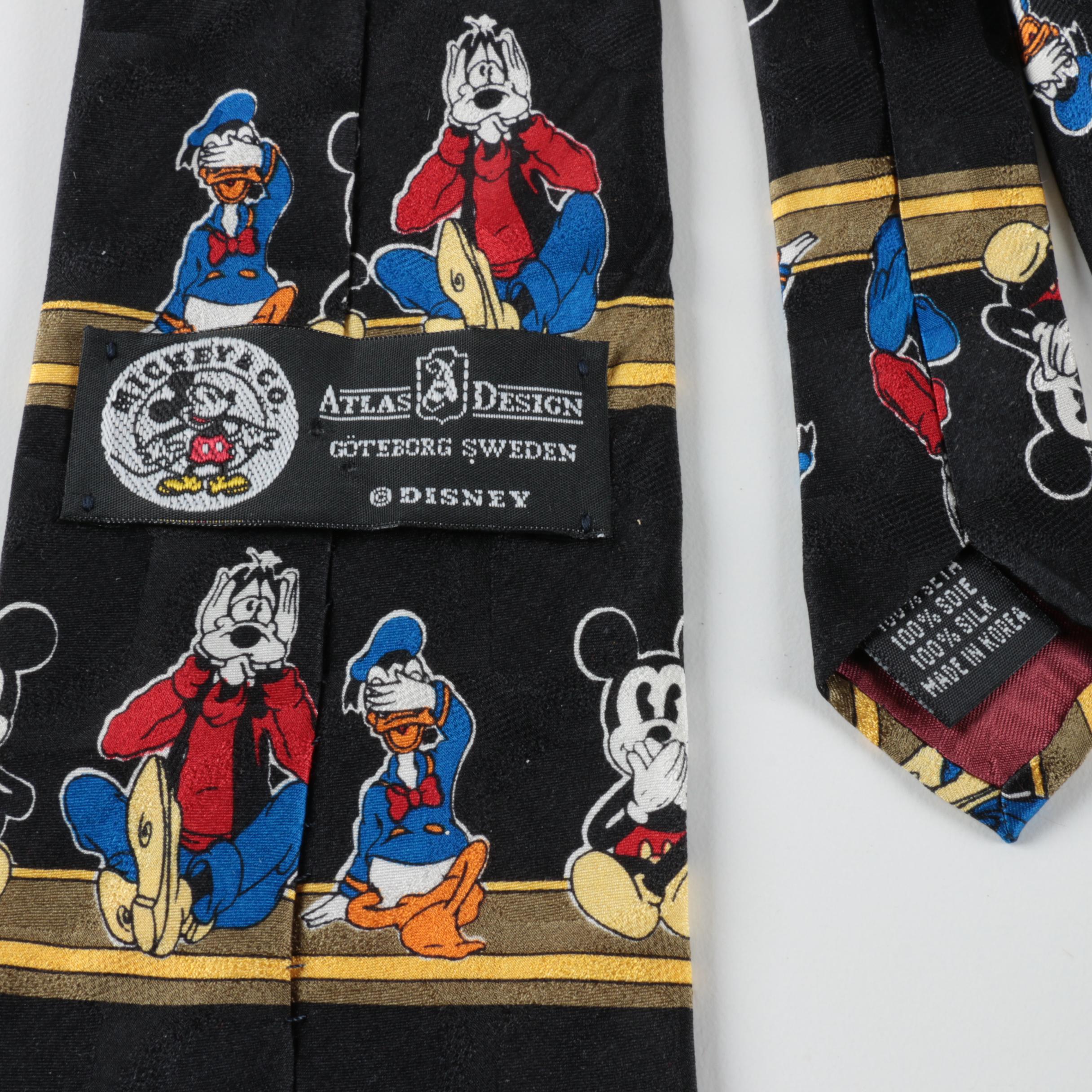Collection of Disney Hats and Tie