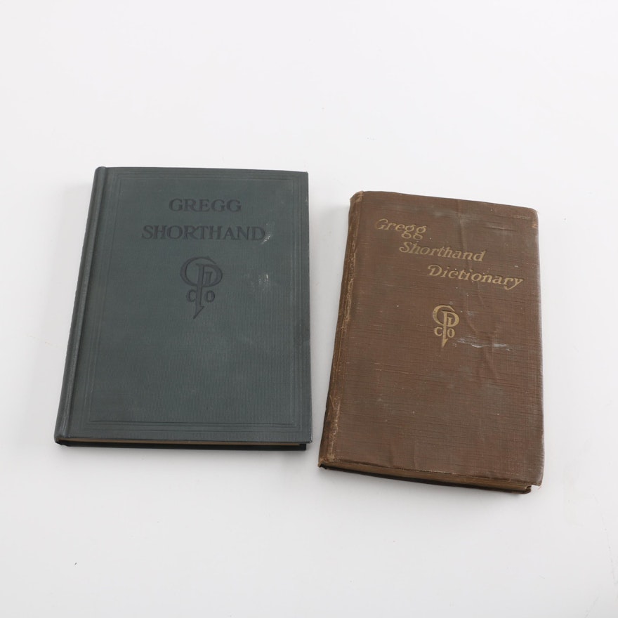 Antique "Gregg Shorthand" Books