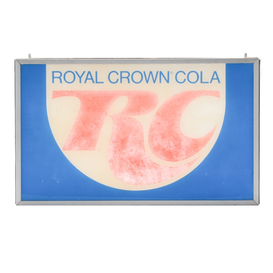 Vintage Royal Crown Cola Store Sign