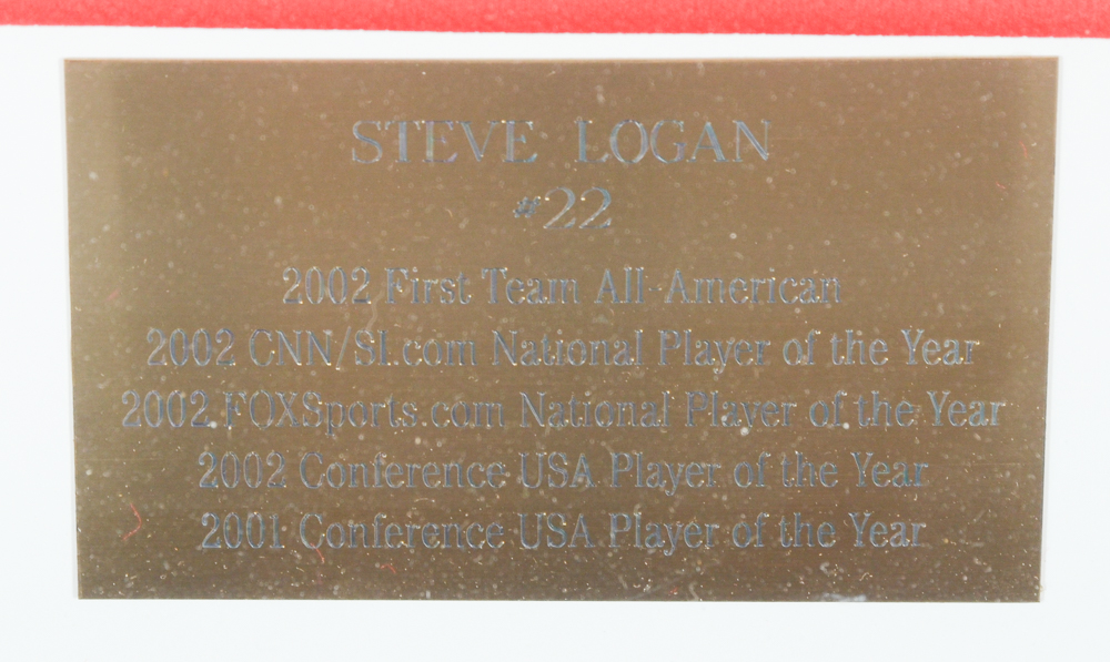 Steve Logan Autographed Bearcat Jersey Display