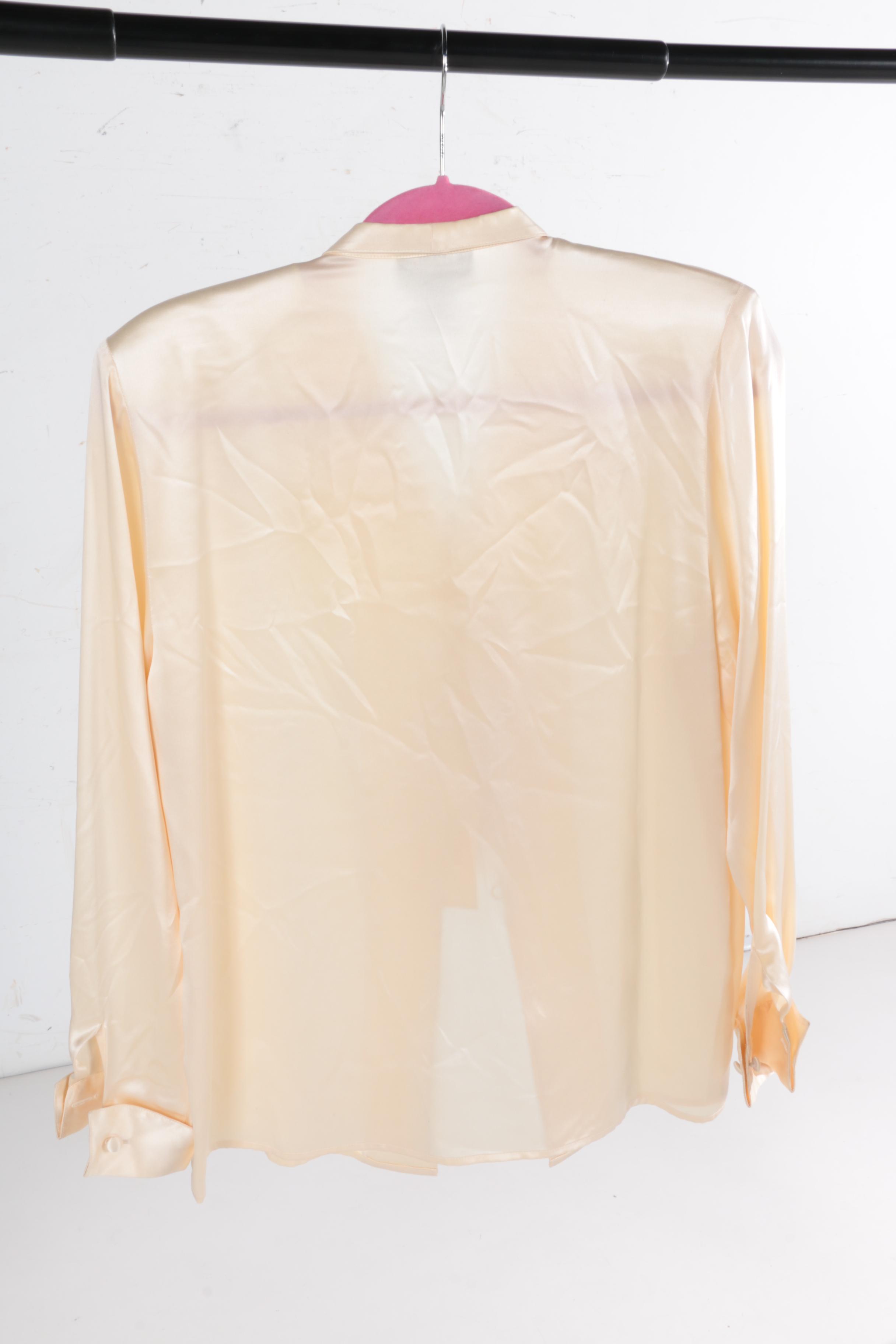 Women's Vintage Silk Blouses