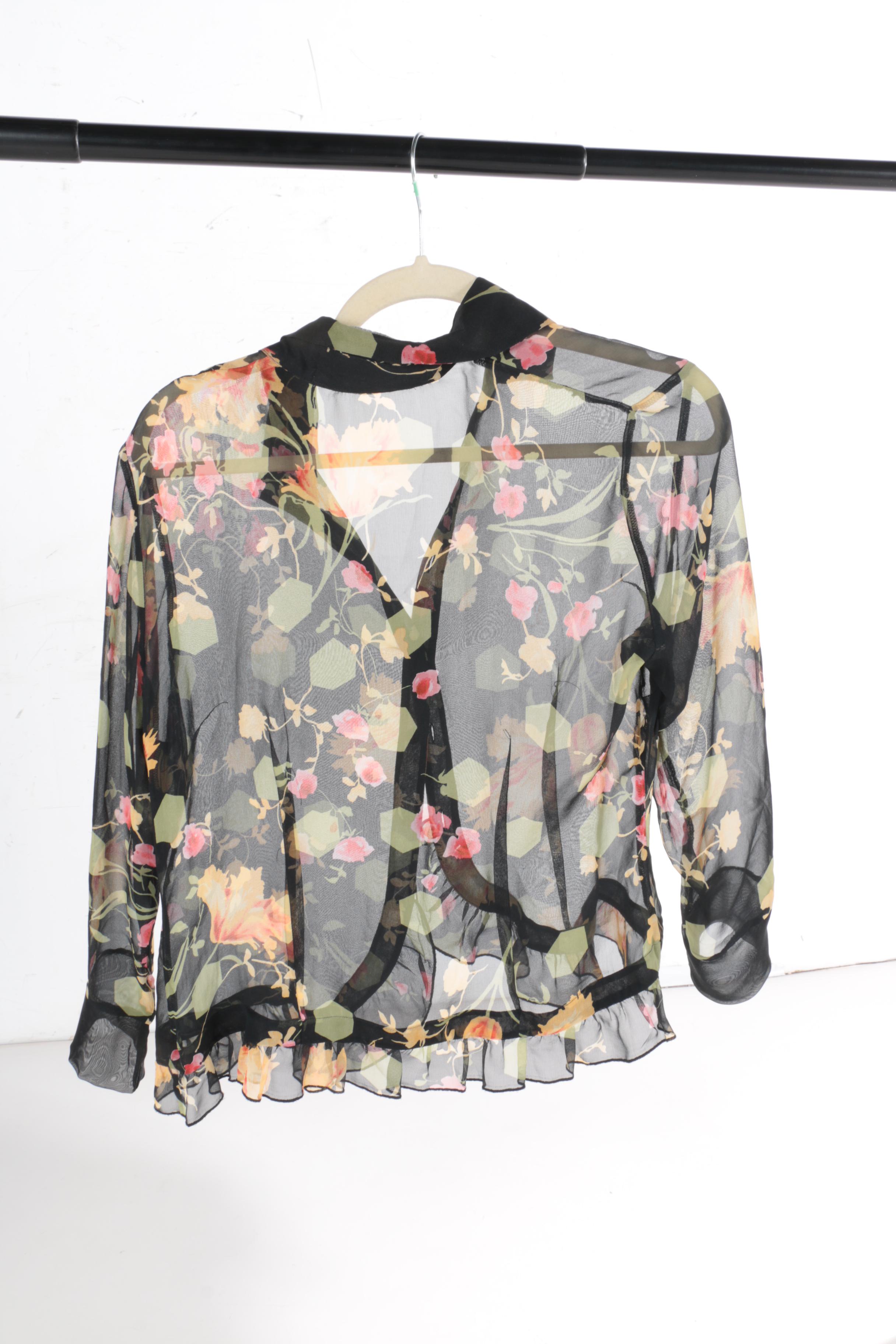Women's Vintage Silk Blouses