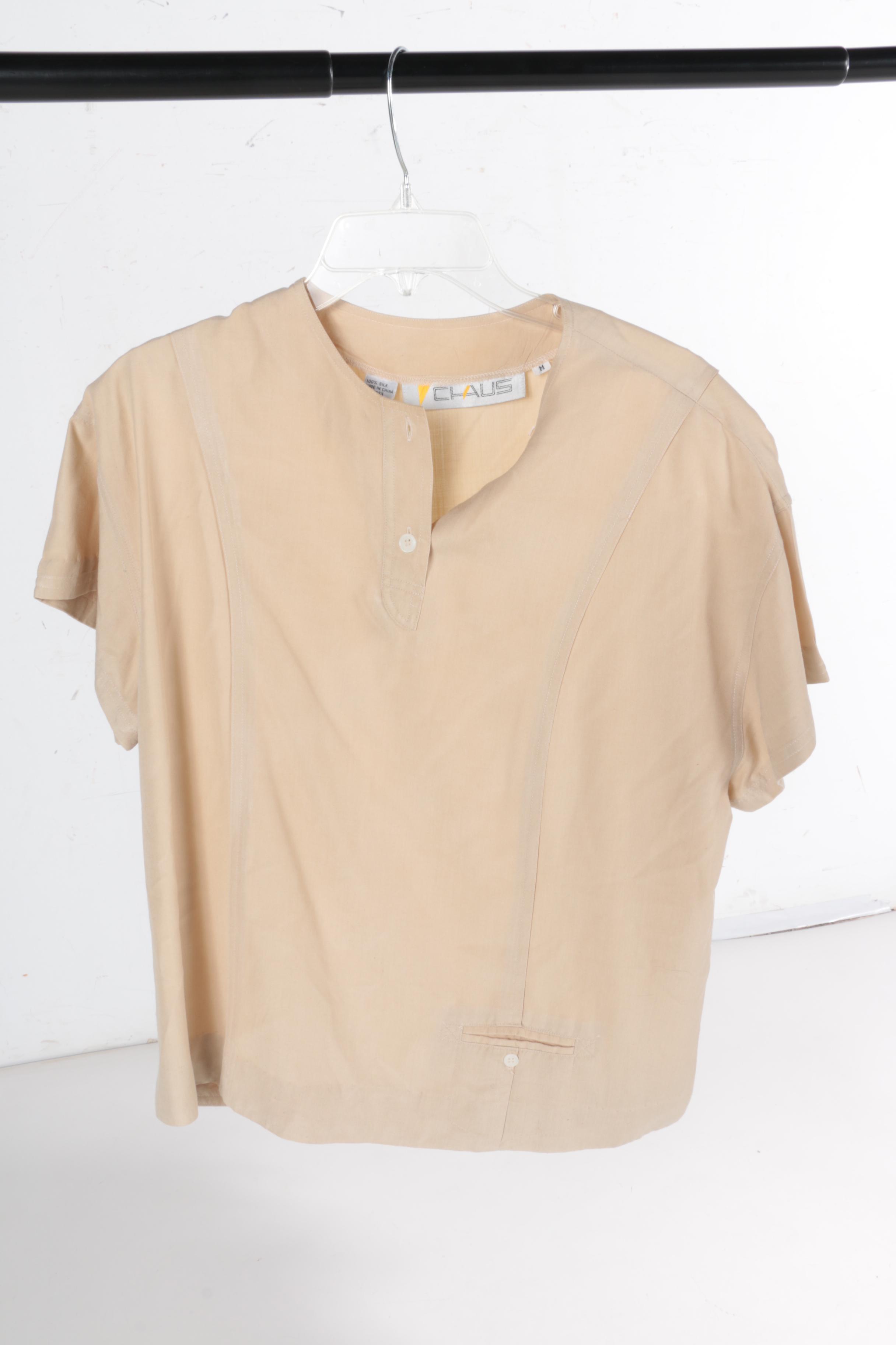 Women's Vintage Silk Blouses