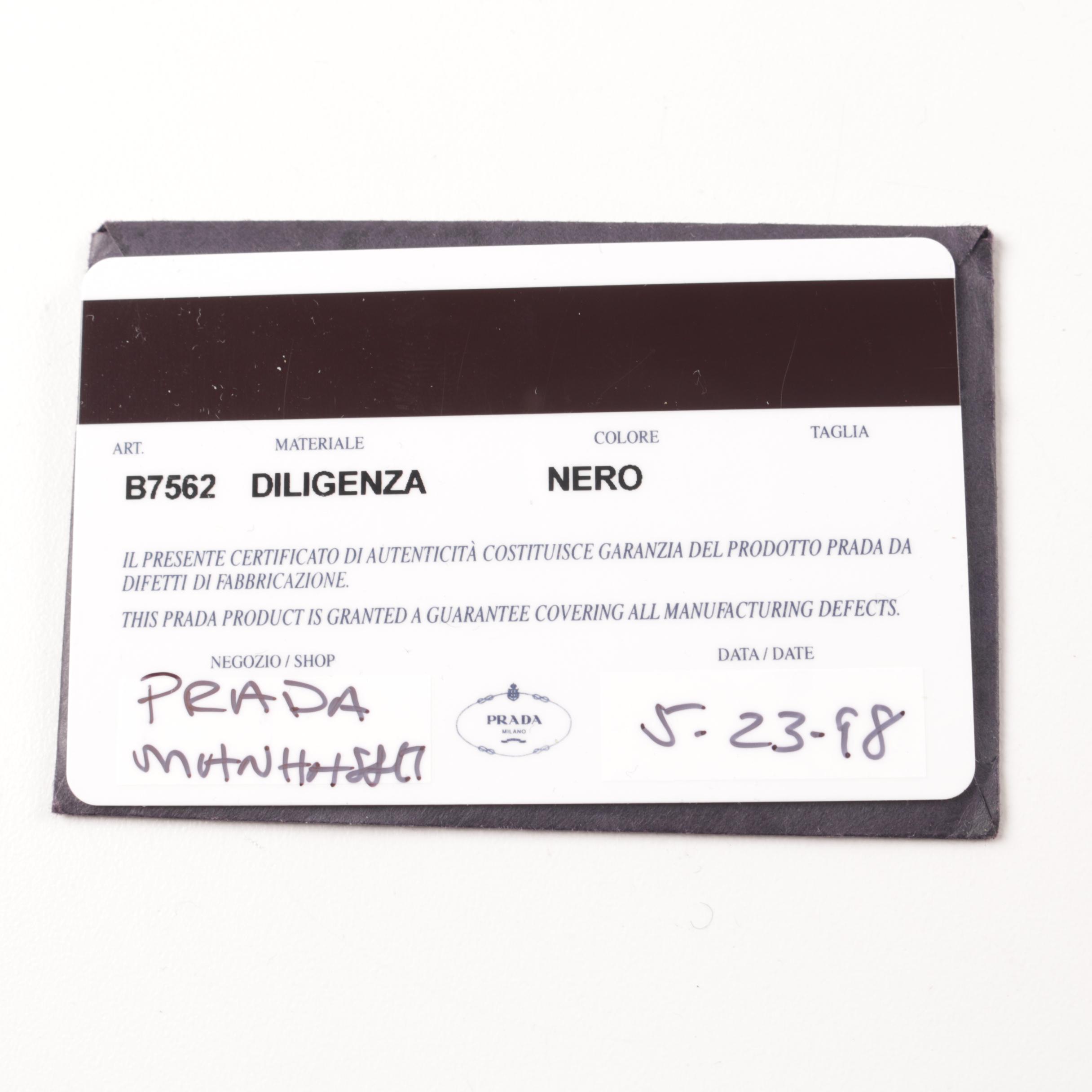 Prada Black Nylon Bags