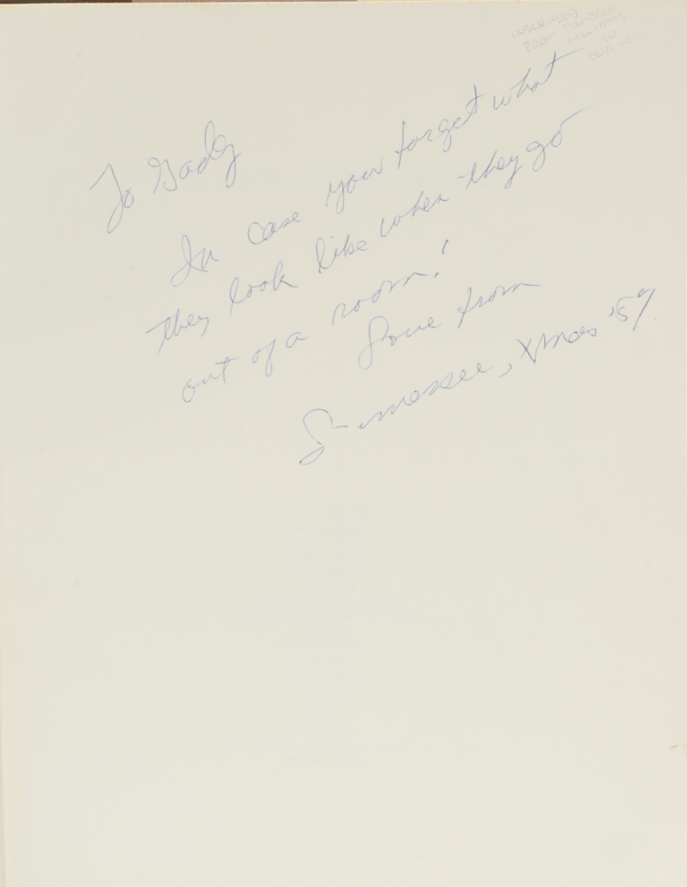 "The Face of the World" by Cecil Beaton signed by Tennessee Williams