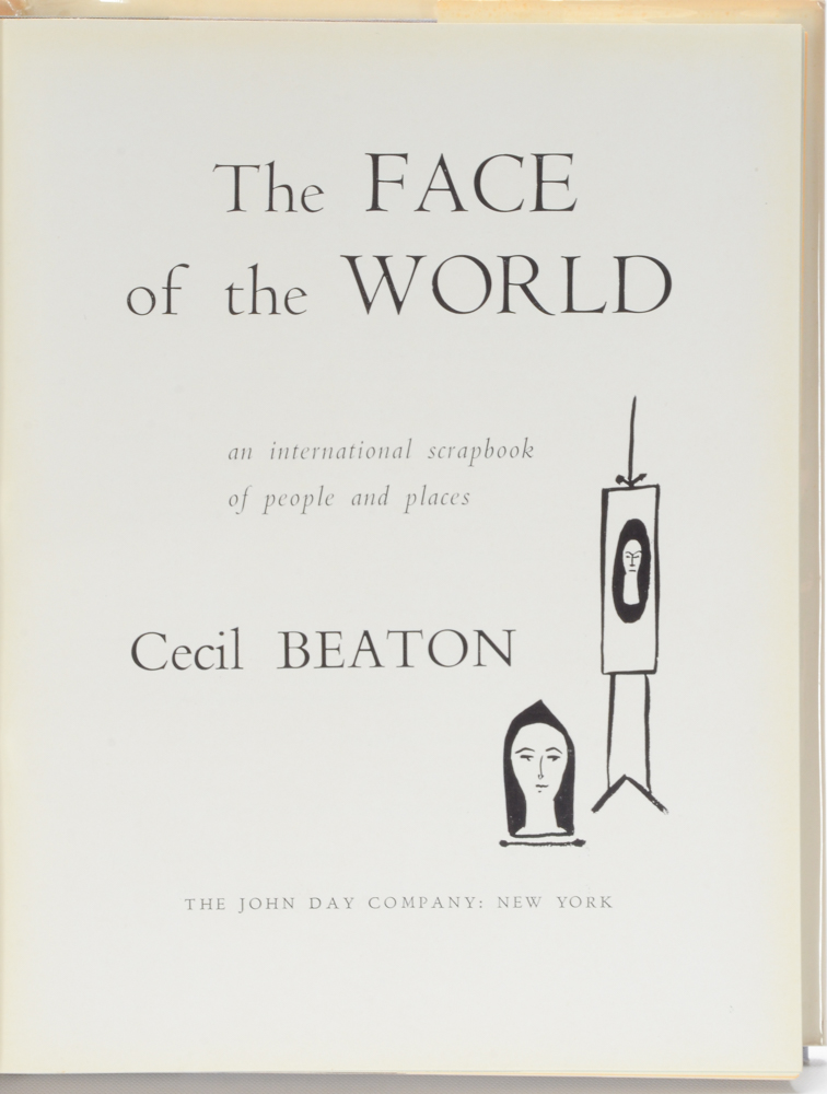"The Face of the World" by Cecil Beaton signed by Tennessee Williams