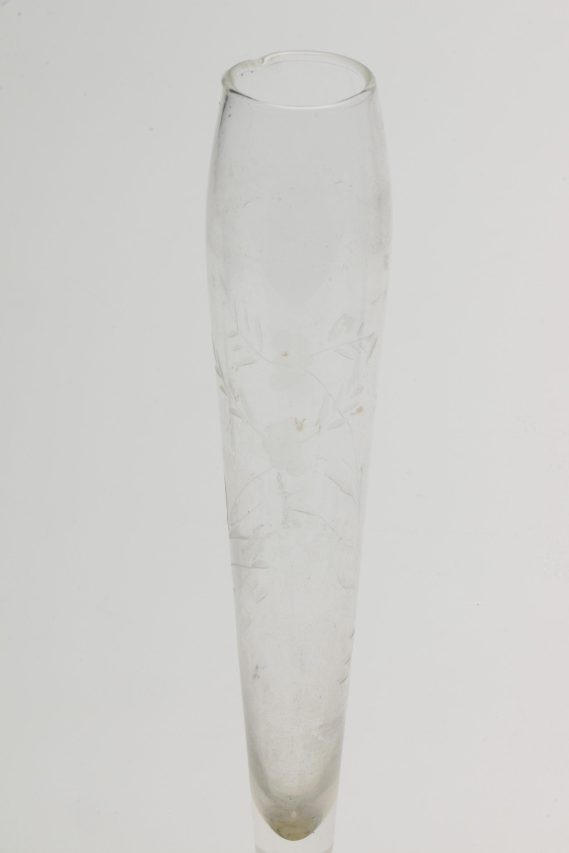 Duchin Creation and Other Weighted Sterling and Etched Crystal Shakers with Vase