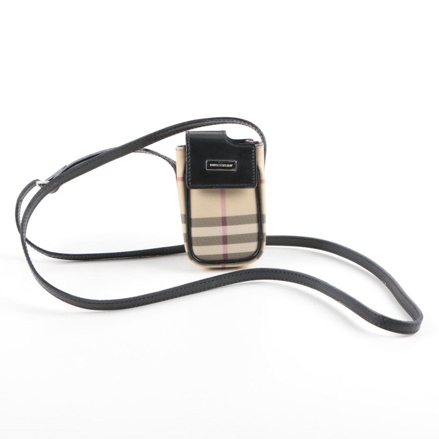Burberry Cross-Body Cell Phone Pouch