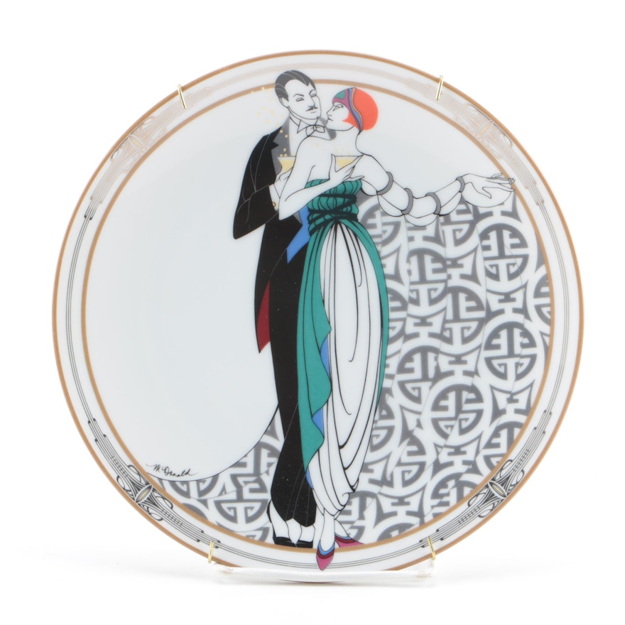 1991 Limited Edition "On the Town" Porcelain Collector Plate