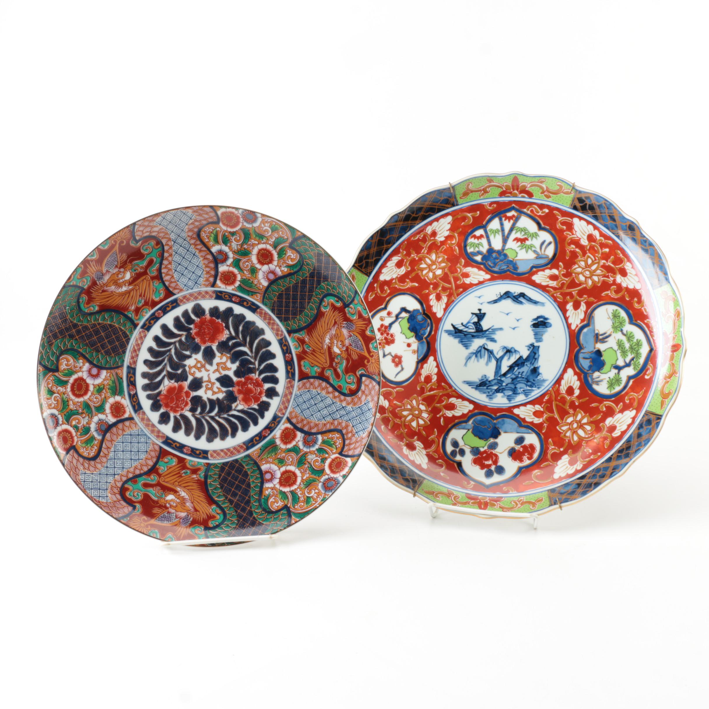 Japanese Imari Plates Including Saji and Takahashi