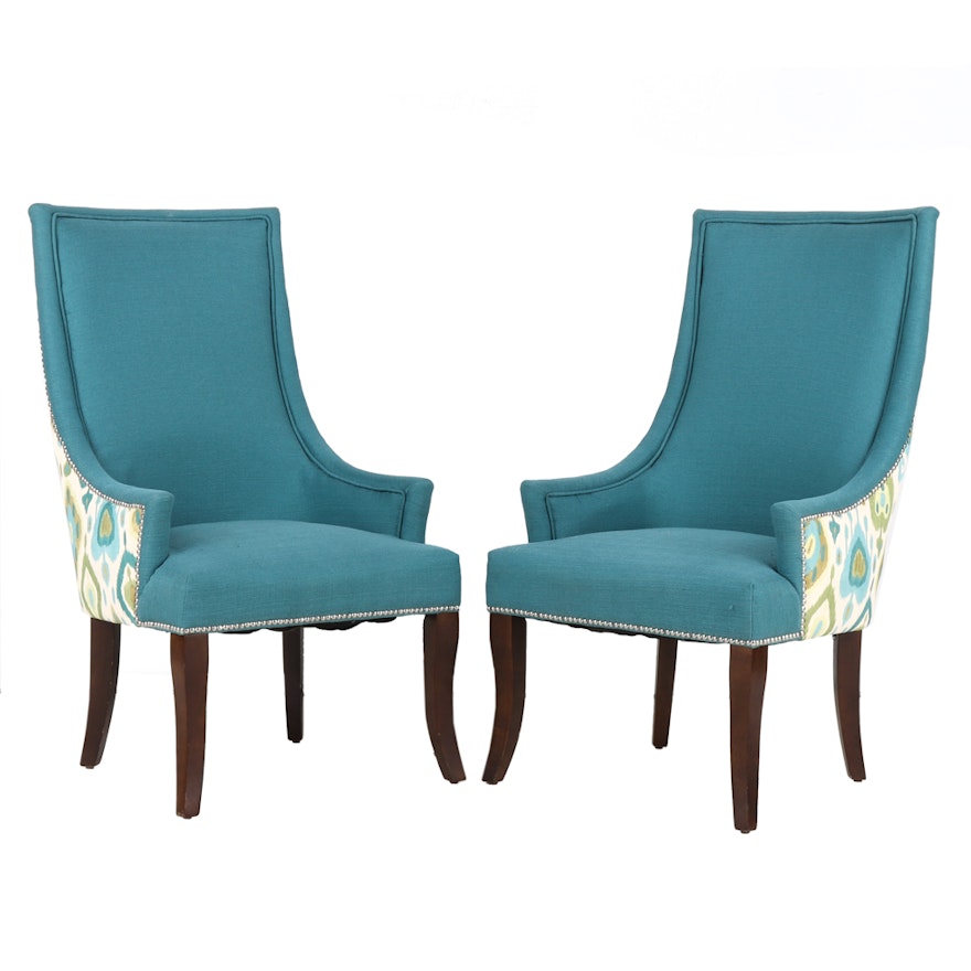 Pair of Modern Style Accent Chairs