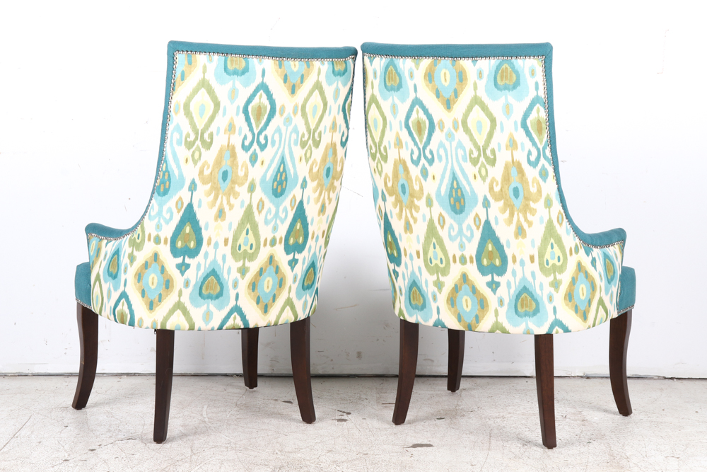 Pair of Modern Style Accent Chairs