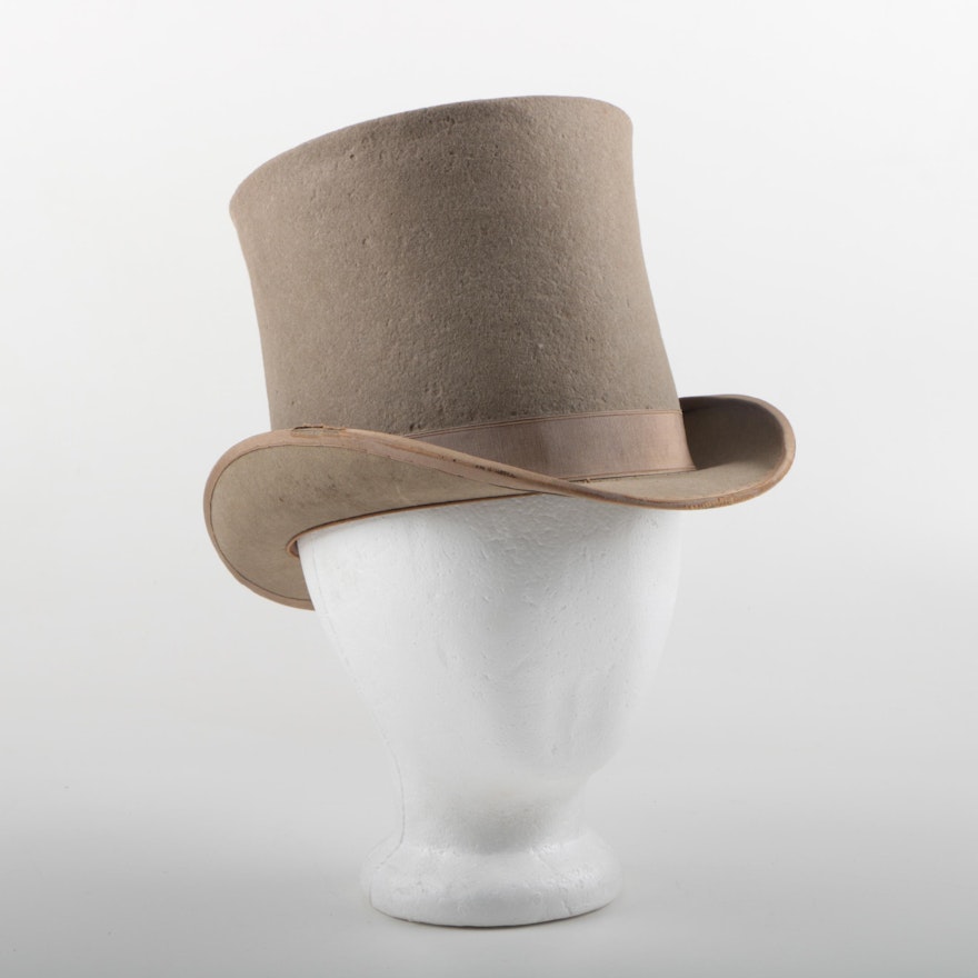 Men's Vintage Premier Suel Felted Top Hat