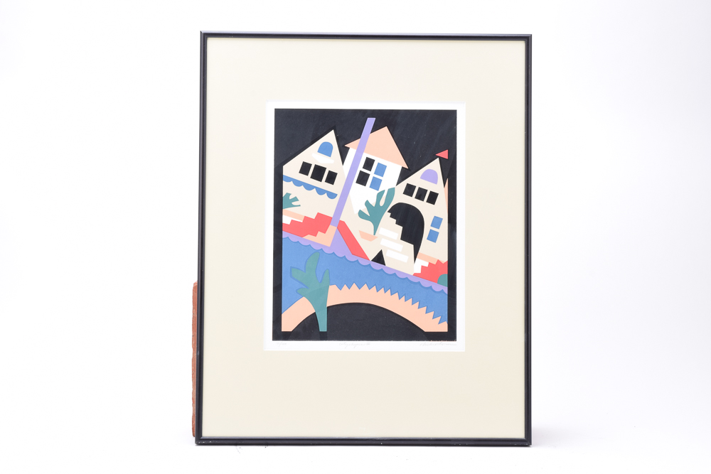 Richard Conn Limited Edition Serigraph "Cityshapes III"