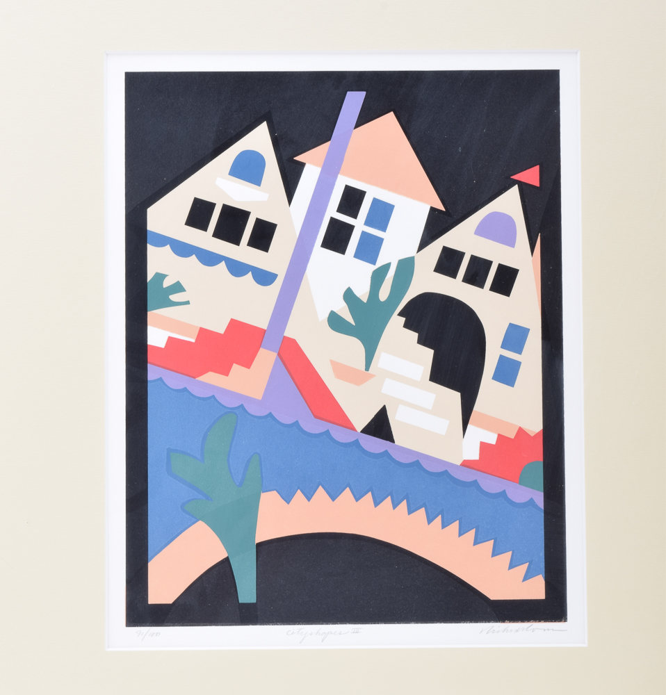 Richard Conn Limited Edition Serigraph "Cityshapes III"