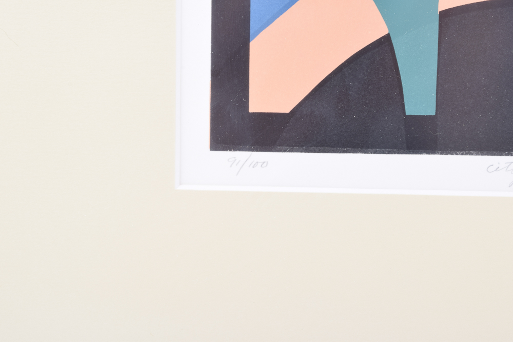 Richard Conn Limited Edition Serigraph "Cityshapes III"