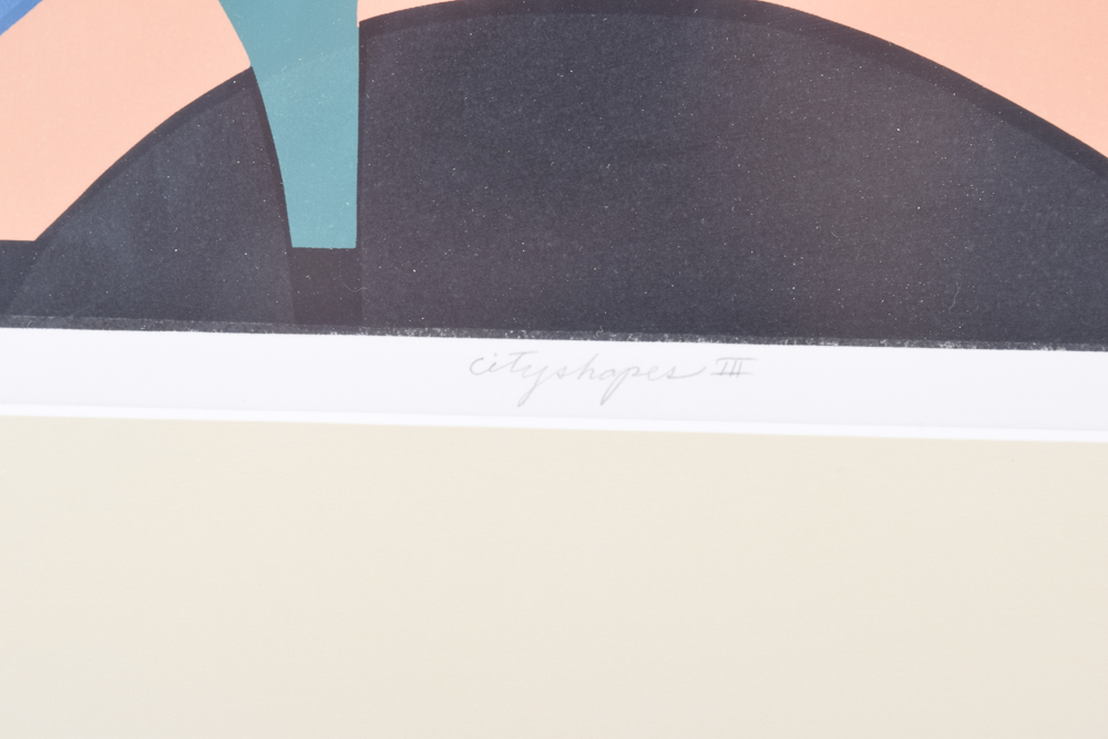 Richard Conn Limited Edition Serigraph "Cityshapes III"