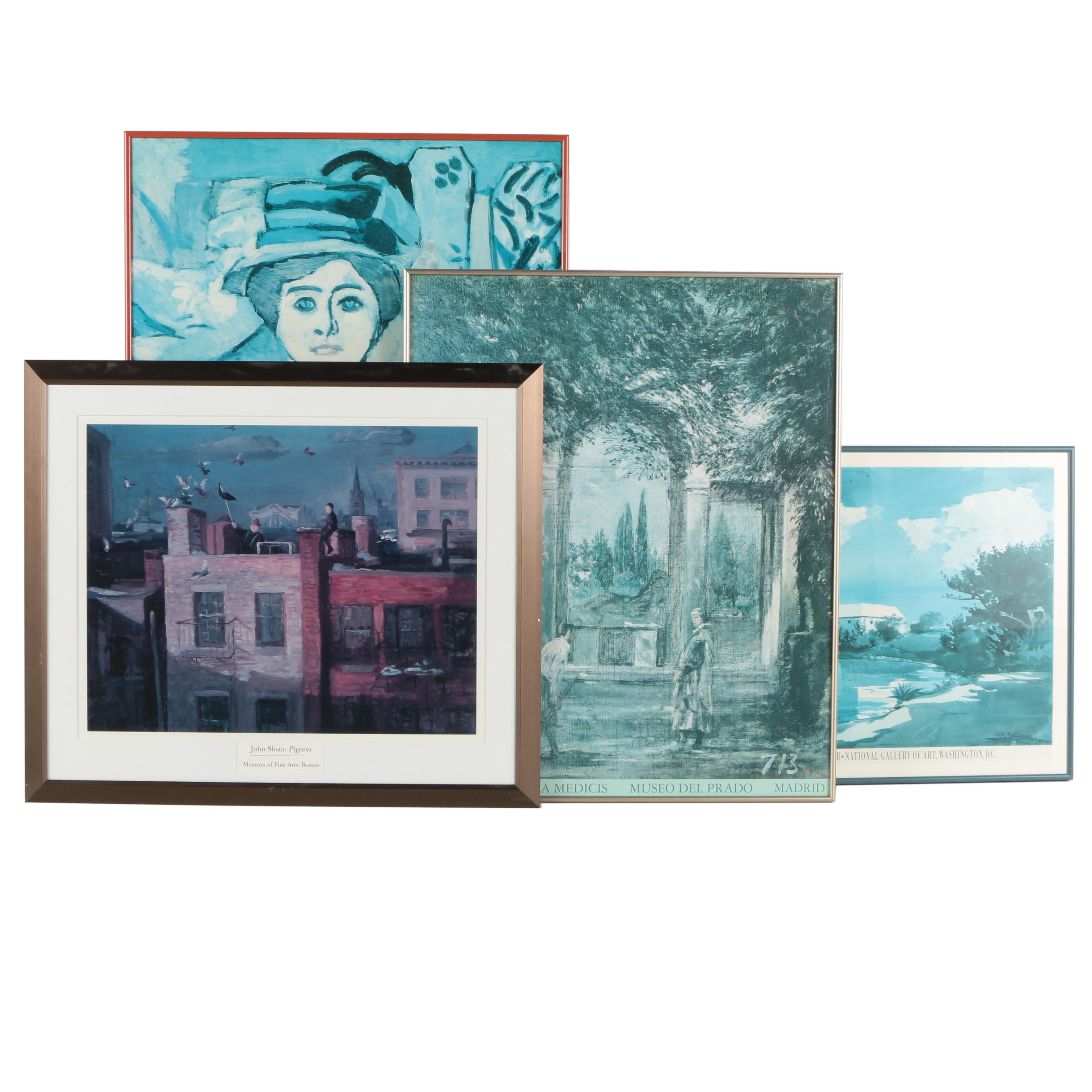 Museum Collection of Offset Lithographs on Paper of Museum Posters