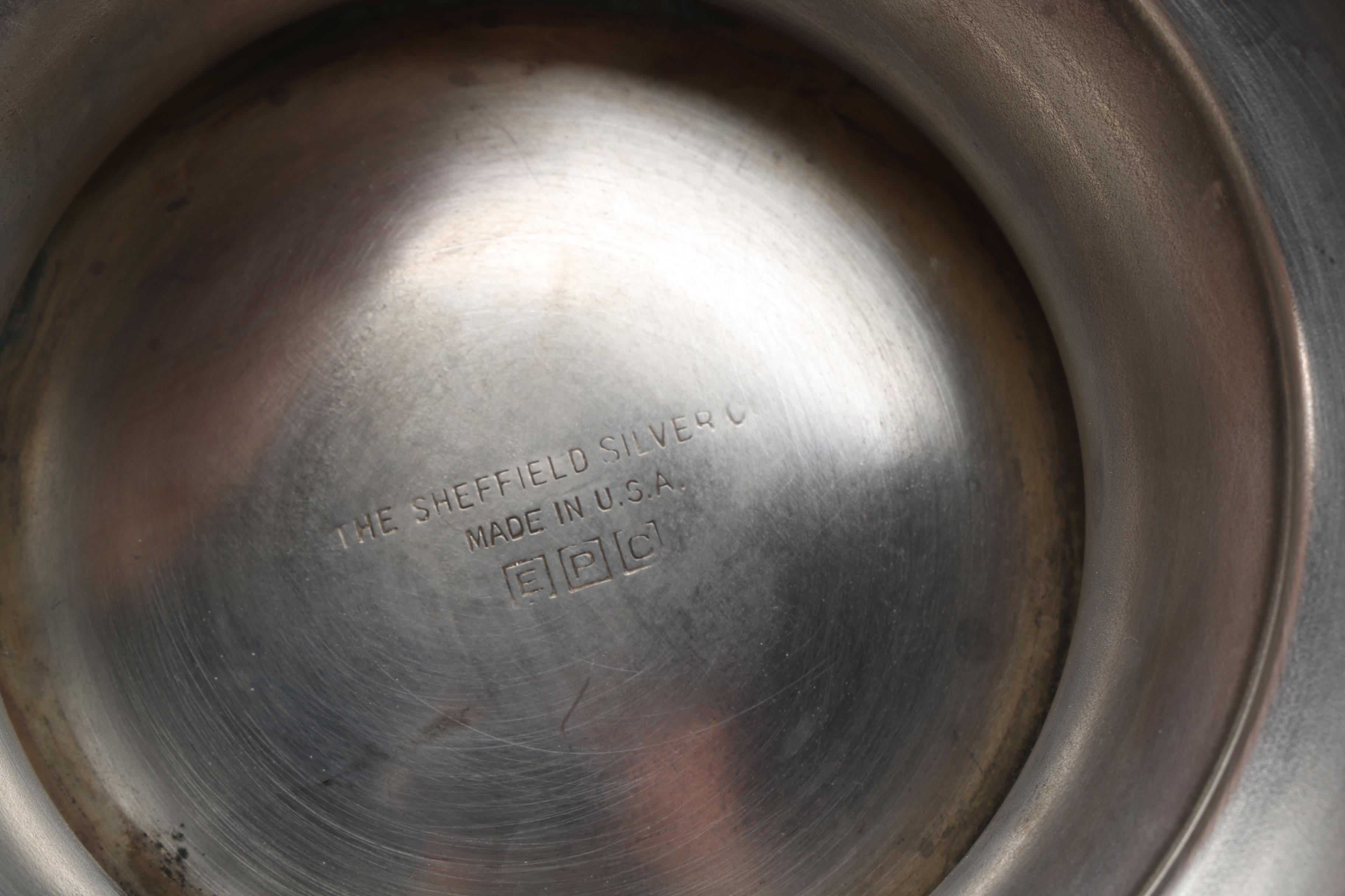 The Sheffield Silver Co. Silver Plate Acanthus Leaf Champagne Cooler