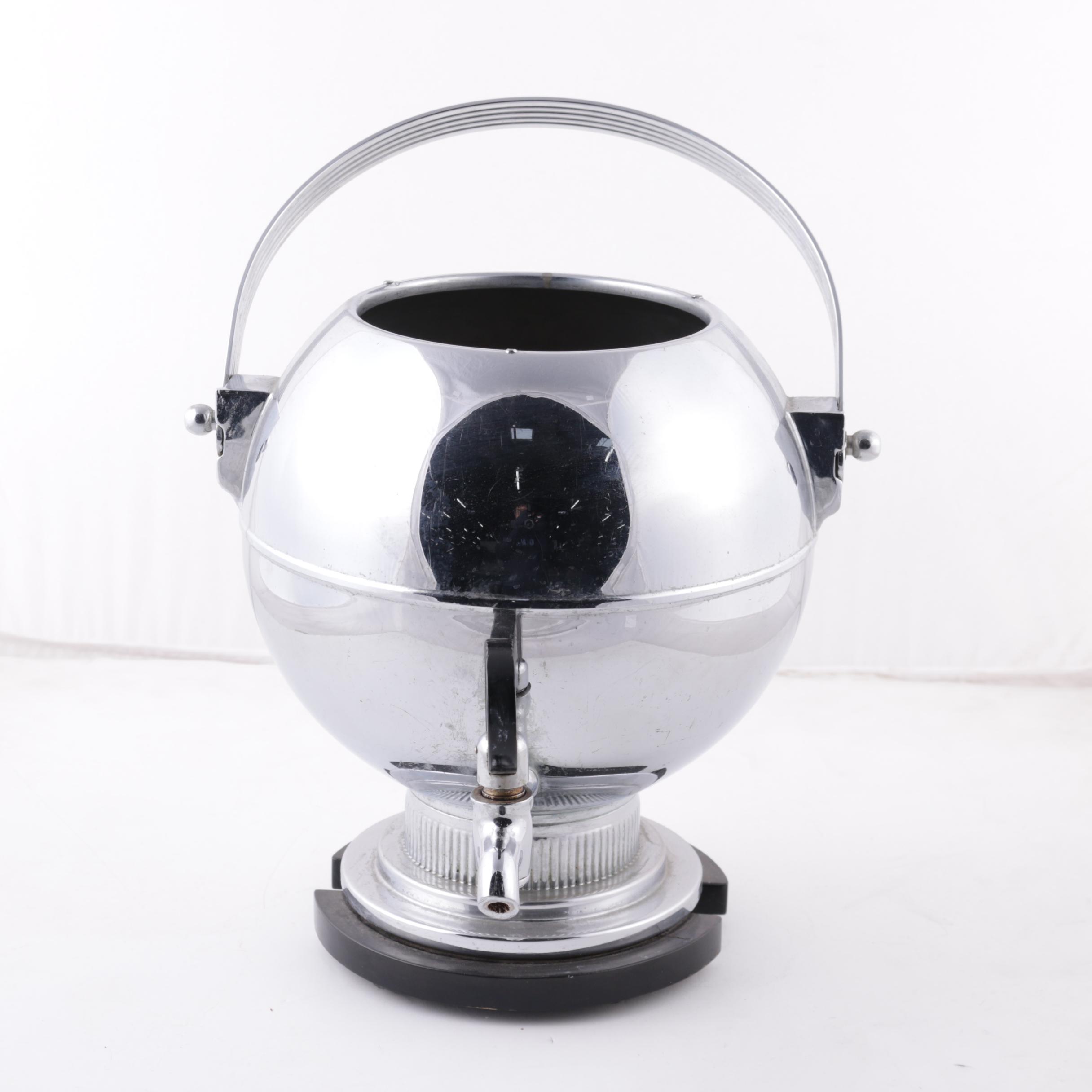 1930s Art Deco Manning Bowman "Harmony" Percolator and Additional Serviceware