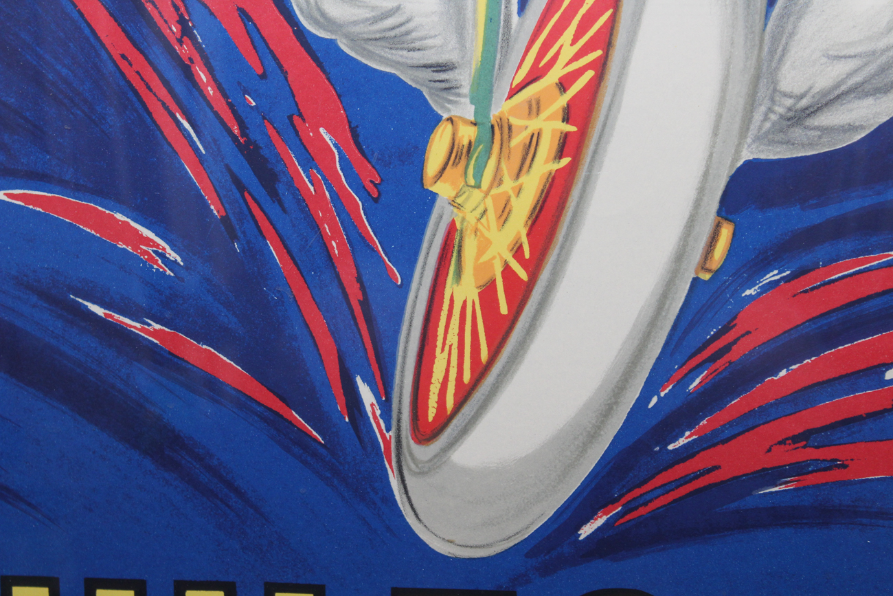 Offset Lithograph Poster "Rifiloil Huiles ILO"