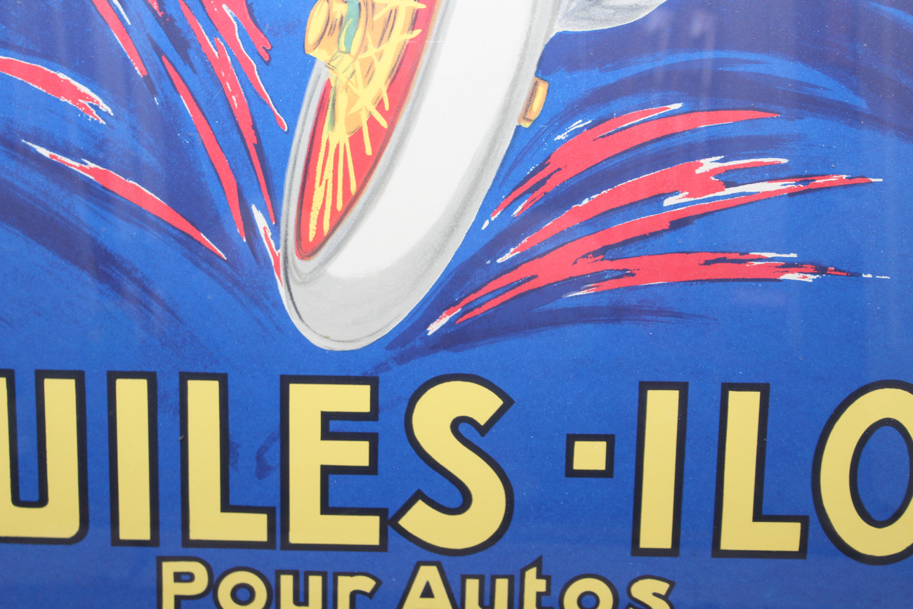 Offset Lithograph Poster "Rifiloil Huiles ILO"