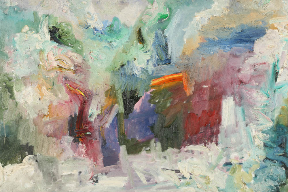 Louis Papp Abstract Oil Painting on Canvas