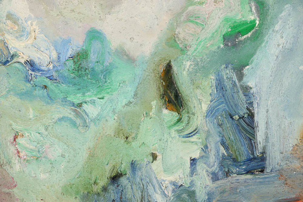 Louis Papp Abstract Oil Painting on Canvas