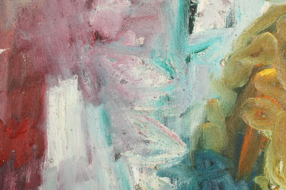 Louis Papp Abstract Oil Painting on Canvas