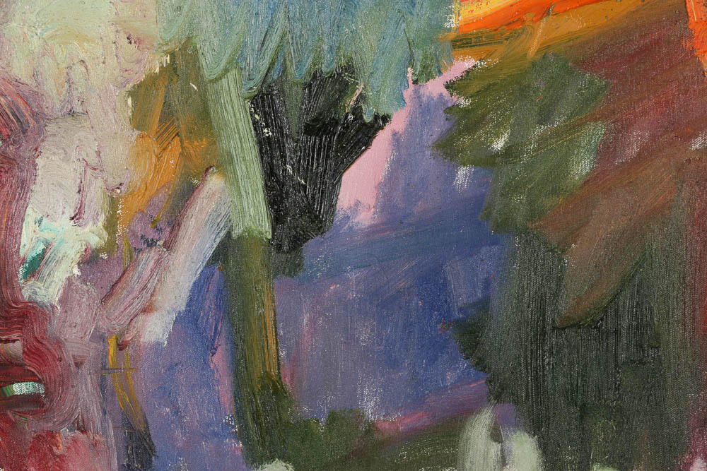 Louis Papp Abstract Oil Painting on Canvas