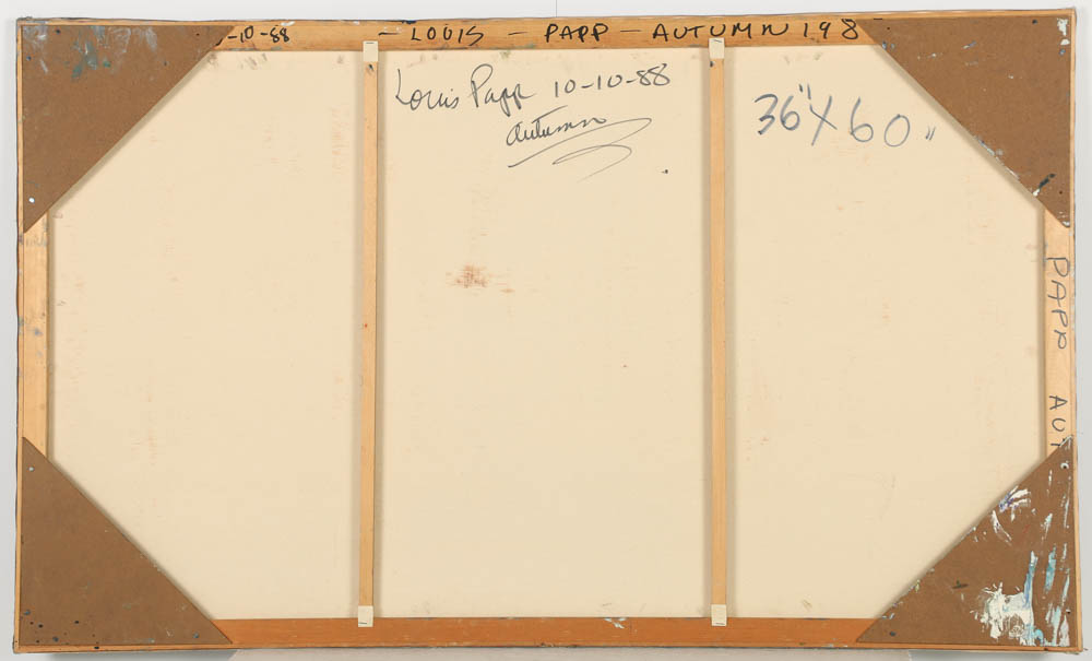 Louis Papp Abstract Oil Painting on Canvas