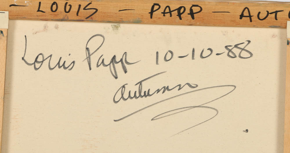 Louis Papp Abstract Oil Painting on Canvas