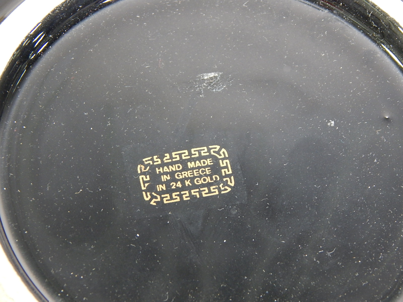 Grecian Plate, Ash Receiver, and Modern Ash Receiver