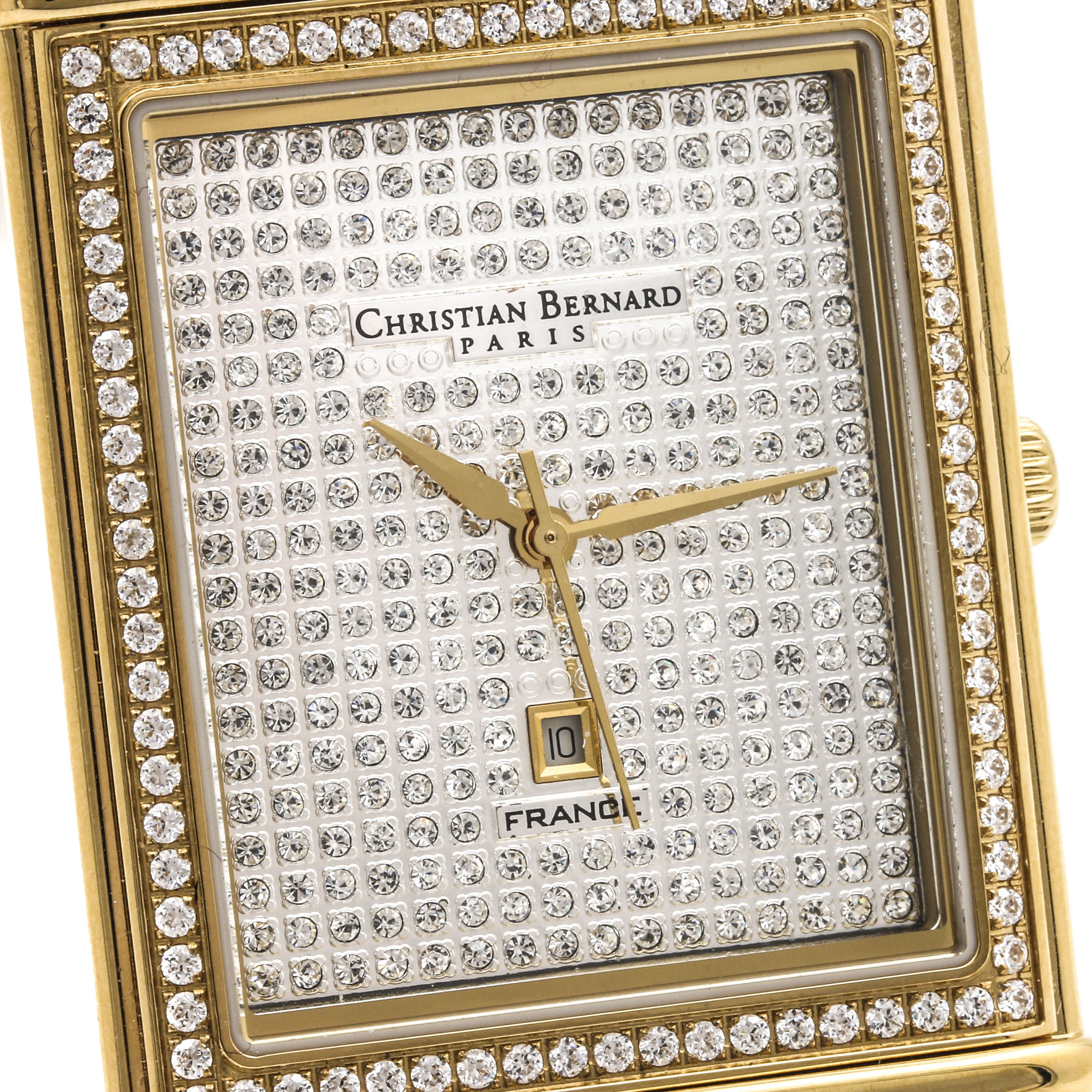 Christian Bernard Stainless Steel Gold Tone Watch