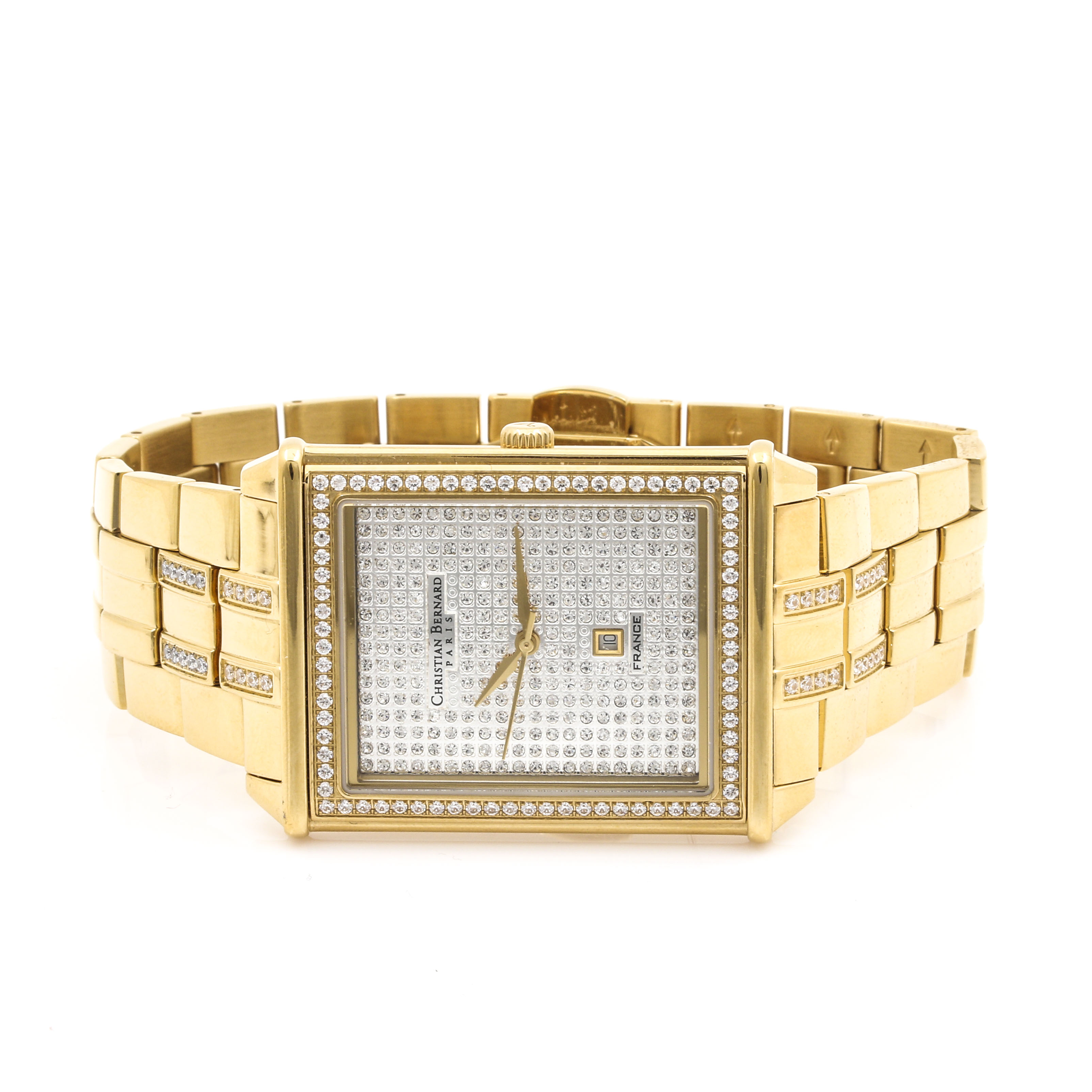 Christian Bernard Stainless Steel Gold Tone Watch