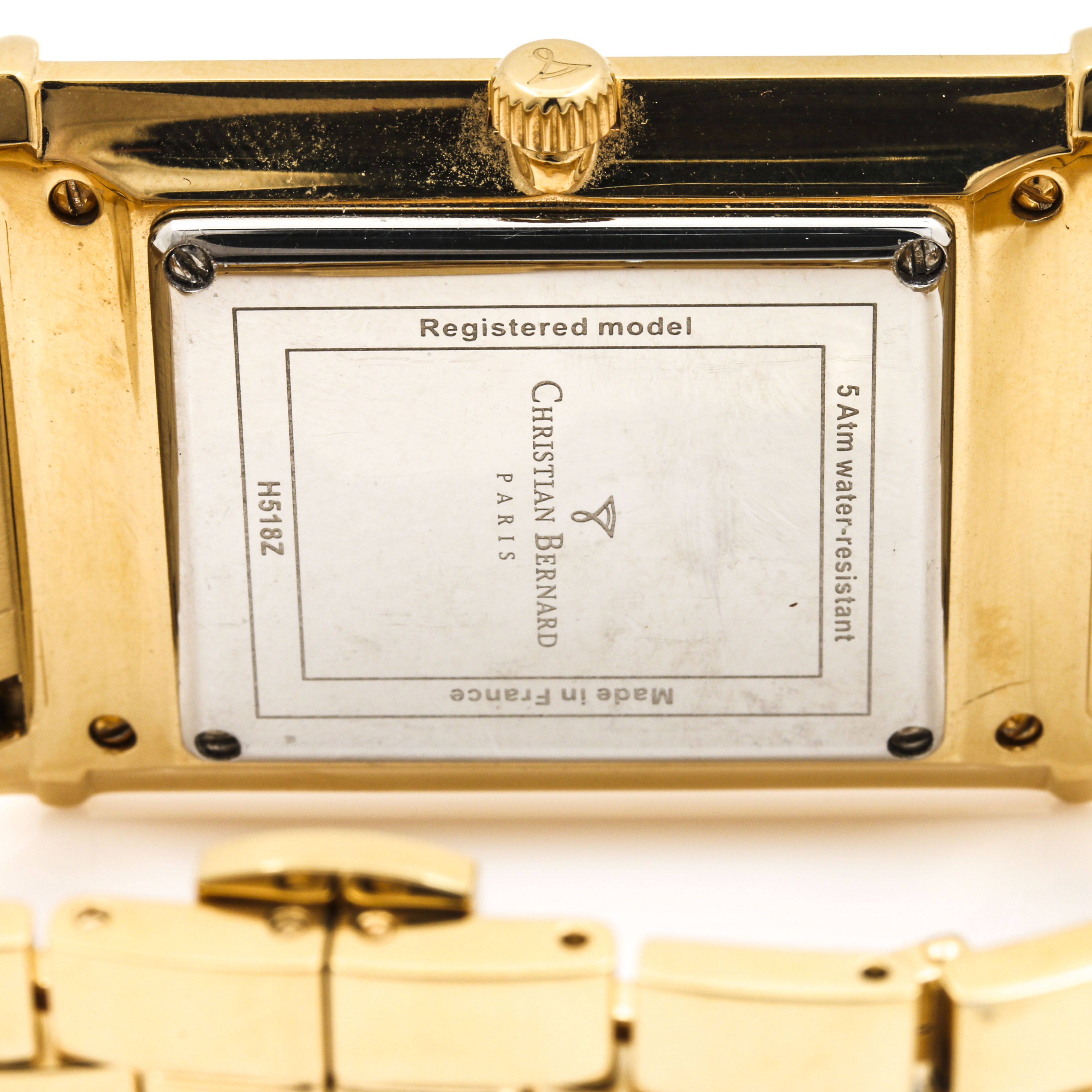 Christian Bernard Stainless Steel Gold Tone Watch