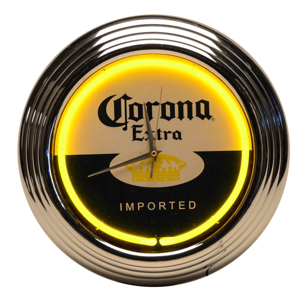 Corona Neon Clock