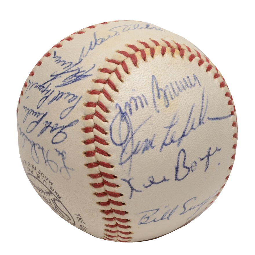 1968/69 Dodgers Autographed Baseball