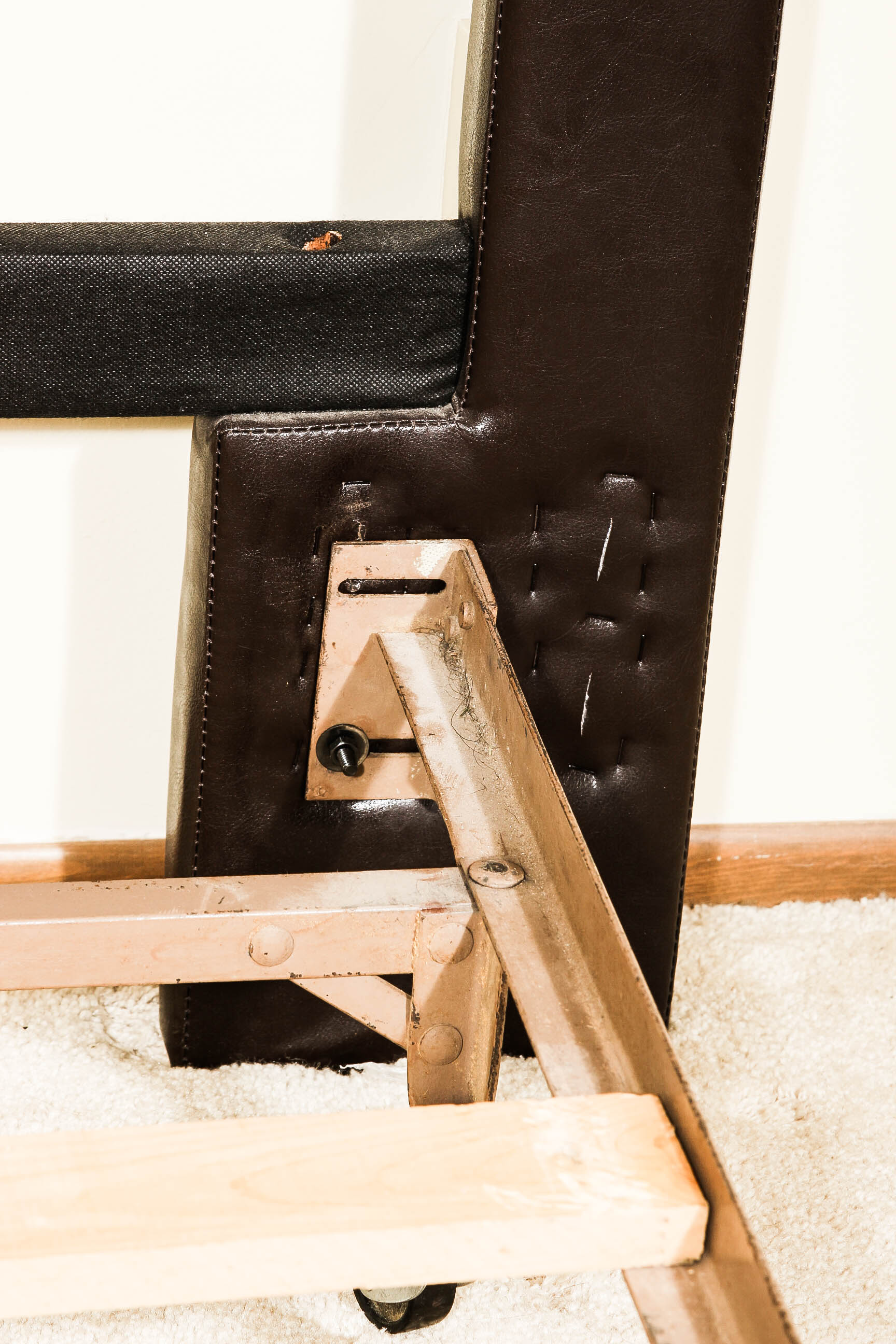 Contemporary Headboard with Hollywood Frame