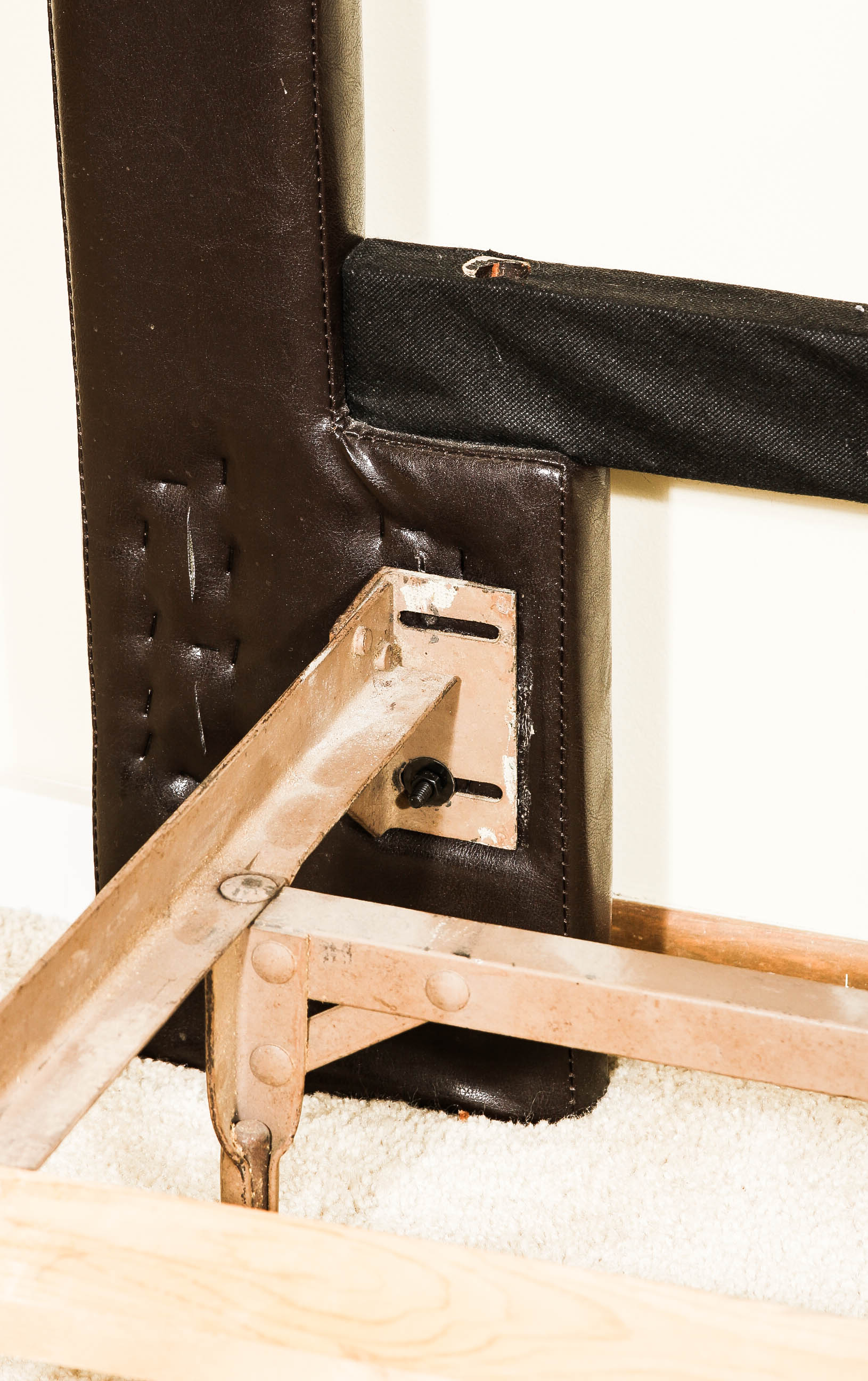 Contemporary Headboard with Hollywood Frame