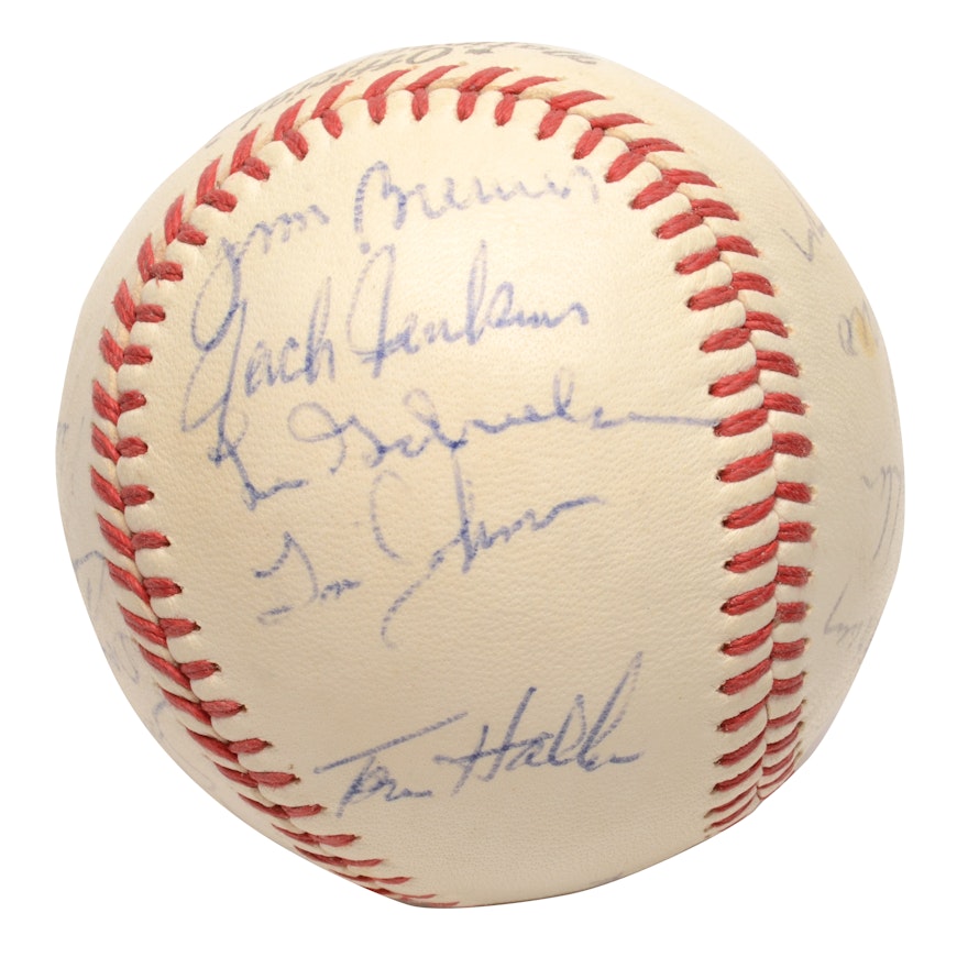 1969-72 Dodgers Autographed Baseball