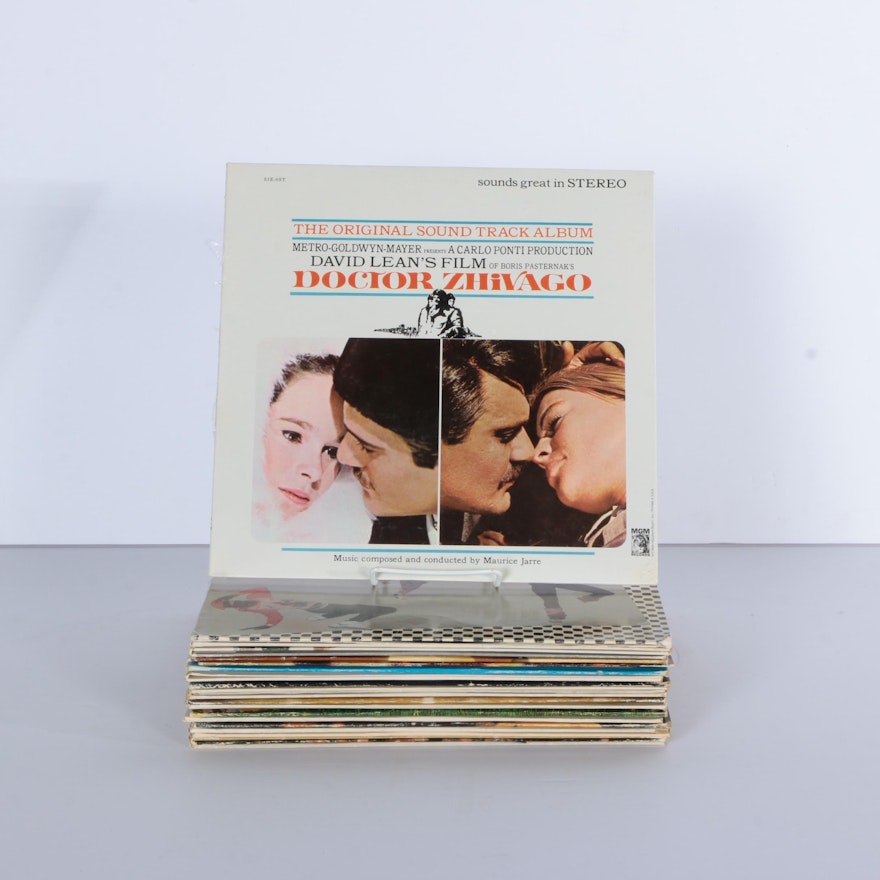 Soundtracks and Musicals LPs Including "Doctor Zhivago" and "The Sound of Music"